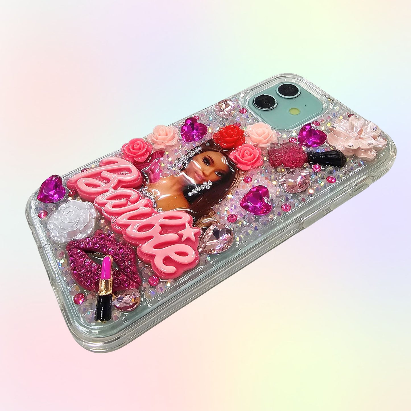 Barbie 3D Bling Rhinestone Handmade Phone Case