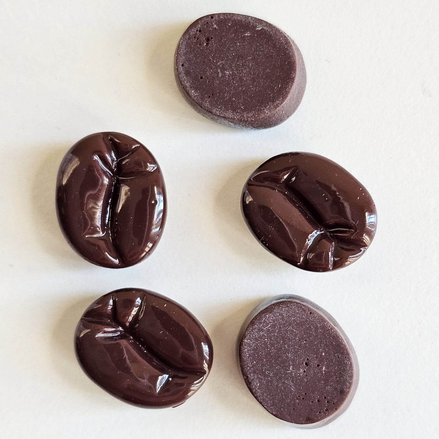 20 Pcs Fake Coffee Beans NOT EDIBLE Coffee Bean Resin Flat Back Cabochon CAB229