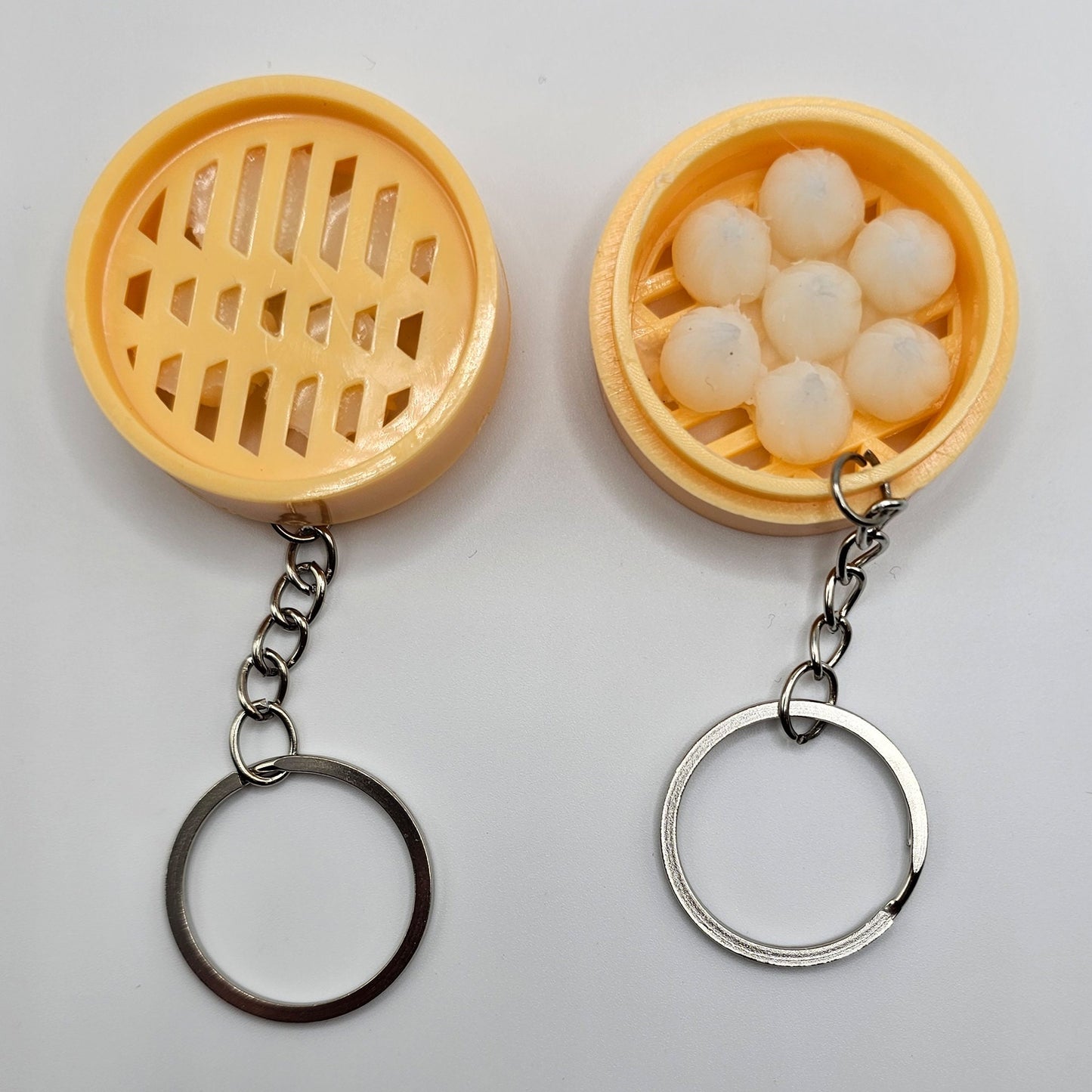 1 Pc Miniature Dim Sum Buns Steamed Buns Dumpling Charms Key Chain #KR011