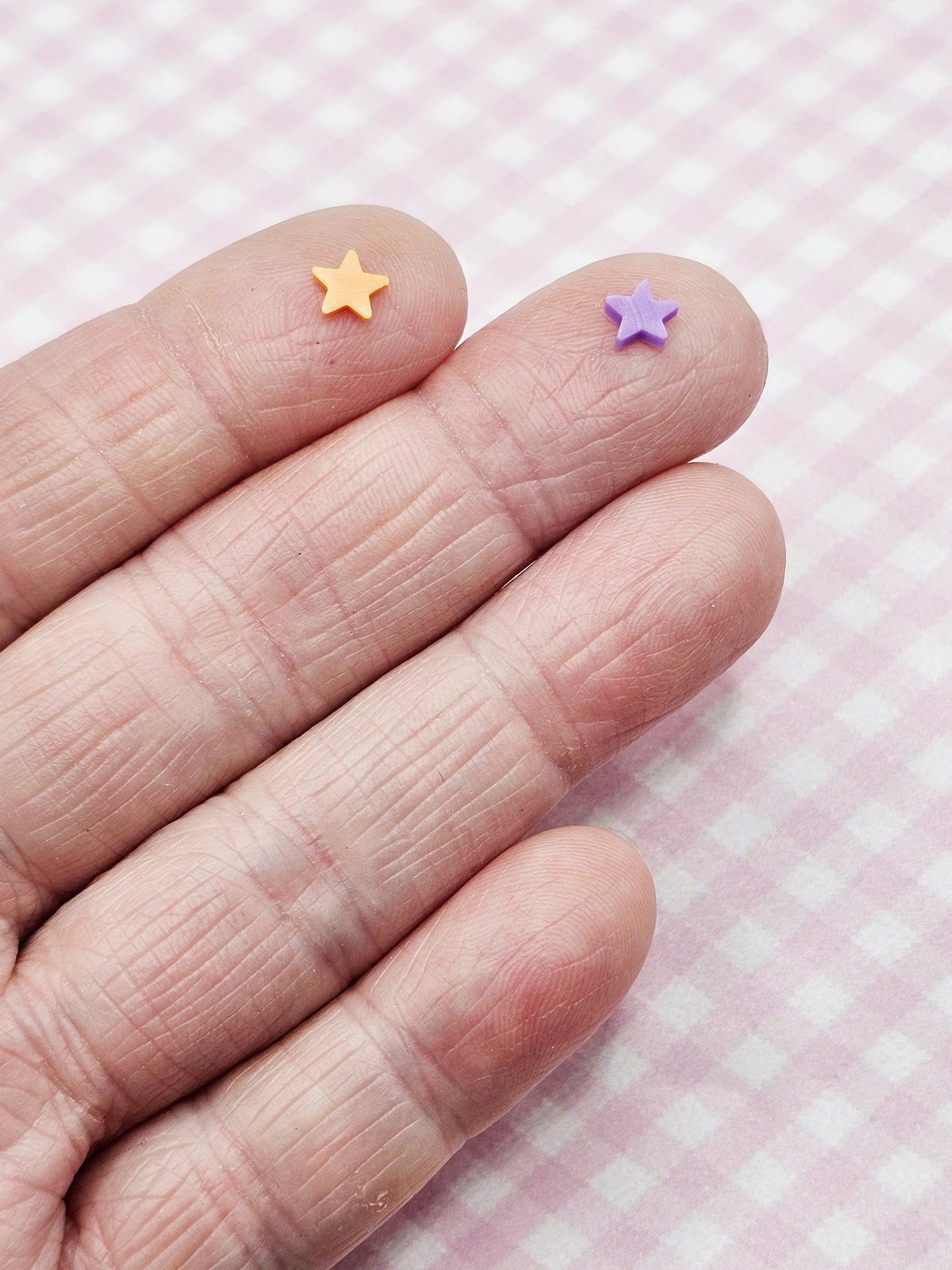 10/30/50 gram Multicolor Star Polymer Clay Faux Fake Confetti Sprinkles Clay Slices #SK011
