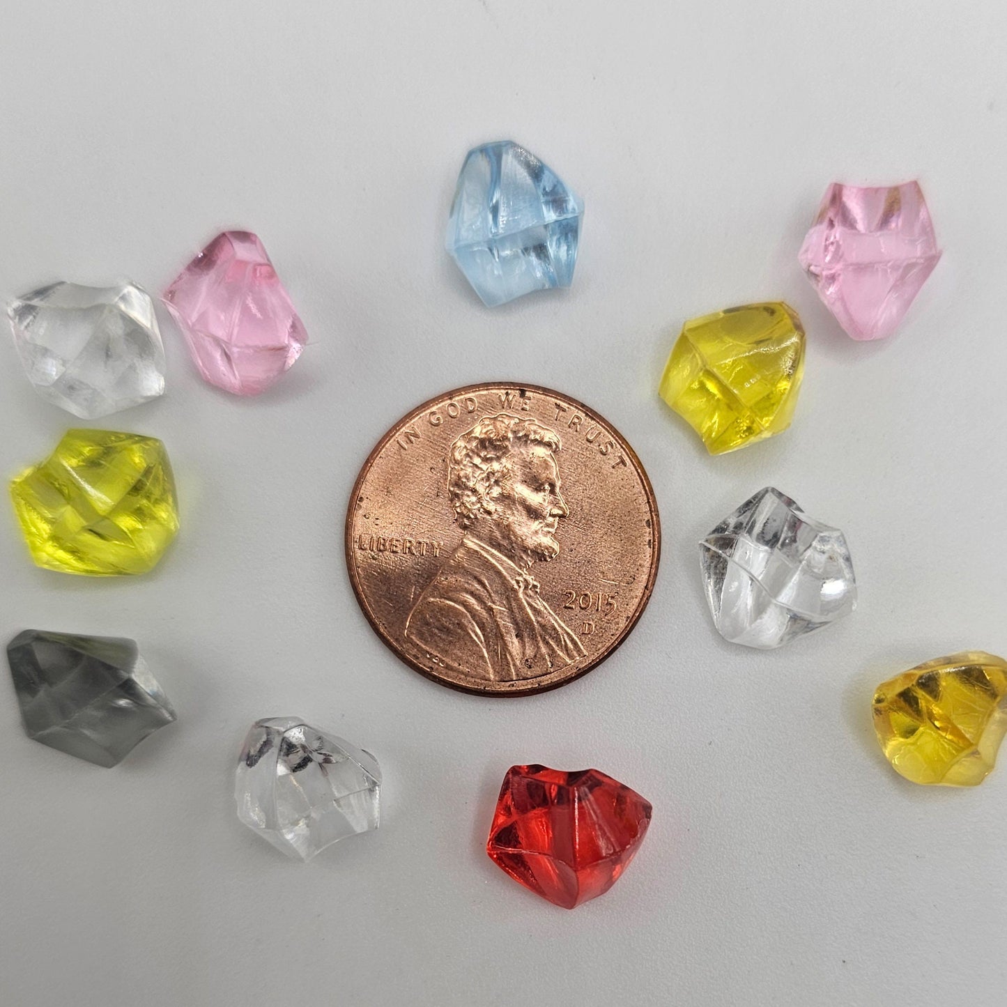 50/200 Pcs Multi Color Fake Crushed Ice, Rock Acrylic Ice Cubes, Crystals Fake Diamond Decoration Plastic Gems Vase Fillers, Cabochons