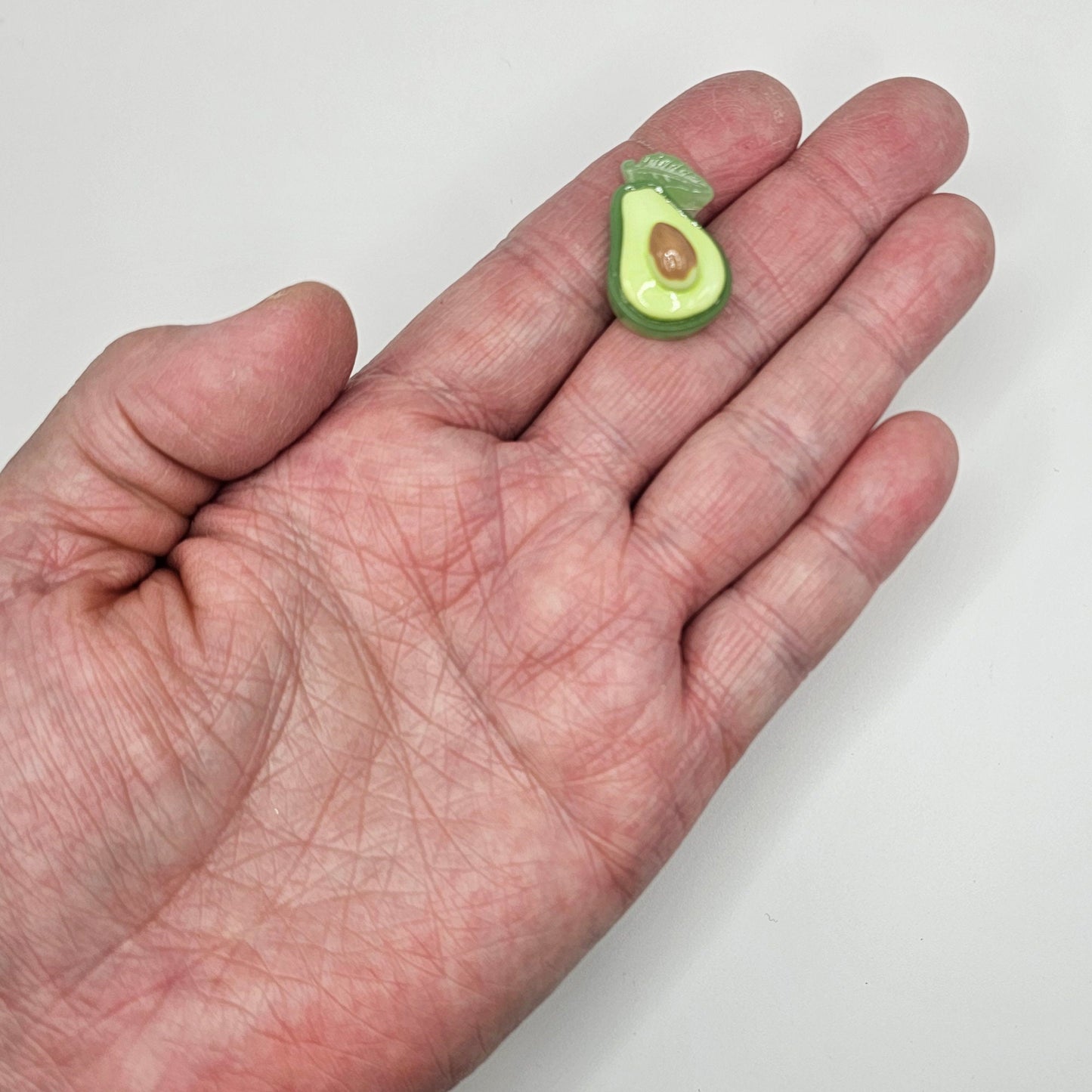 5/10/25 Pcs Avocado Resin Flat Back Cabochons, Fruits Flatback Cabochon #CAB136