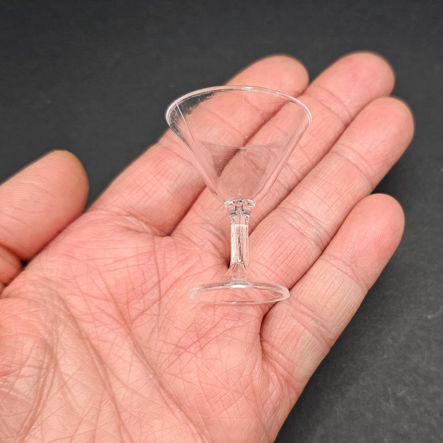 5/10/25 Pcs Miniature Plastic Cocktail Glass Fake Dollhouse Glass DIY Projects #CAB208