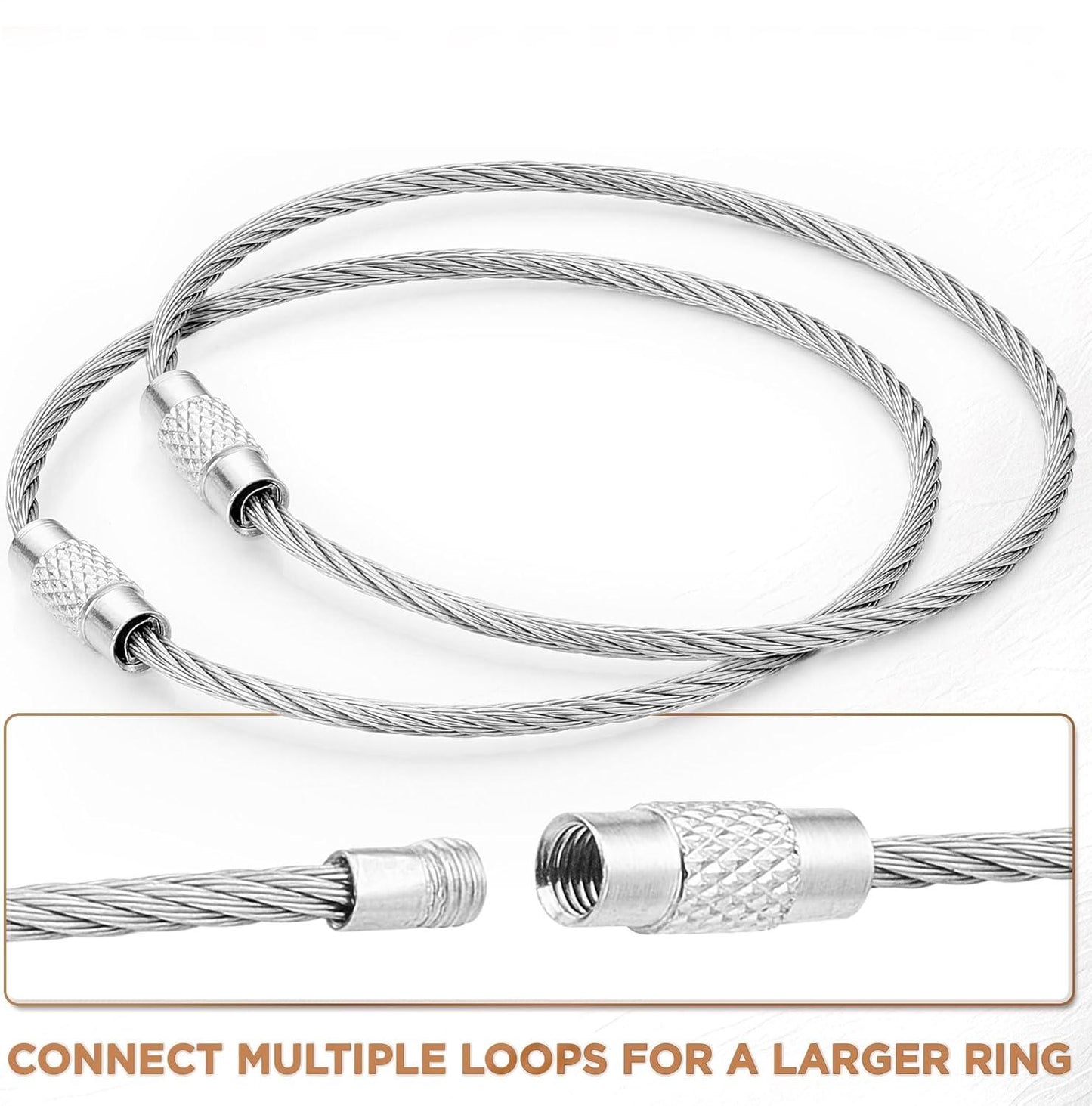 Adjustable Cotton Canvas Crossbody Bag Strap Handbag Purse Shoulder Strap with Stainless Steel Wire Cable Hardware Attachment