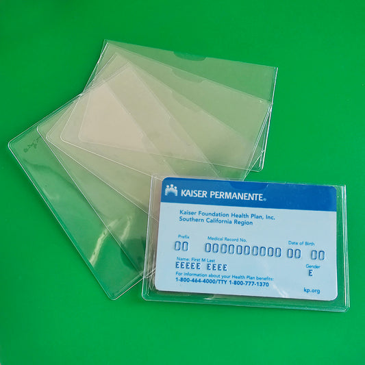 10 Pack Social Security Cards/Medicare/Credit Card/ID Card Holder Storage ,Ultra Clear & Durable Water Resistant