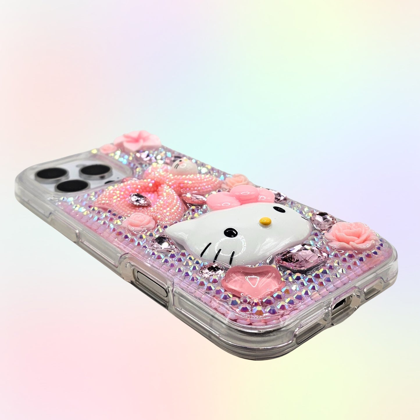 Kitty 3D Bling Rhinestone Handmade Phone Case