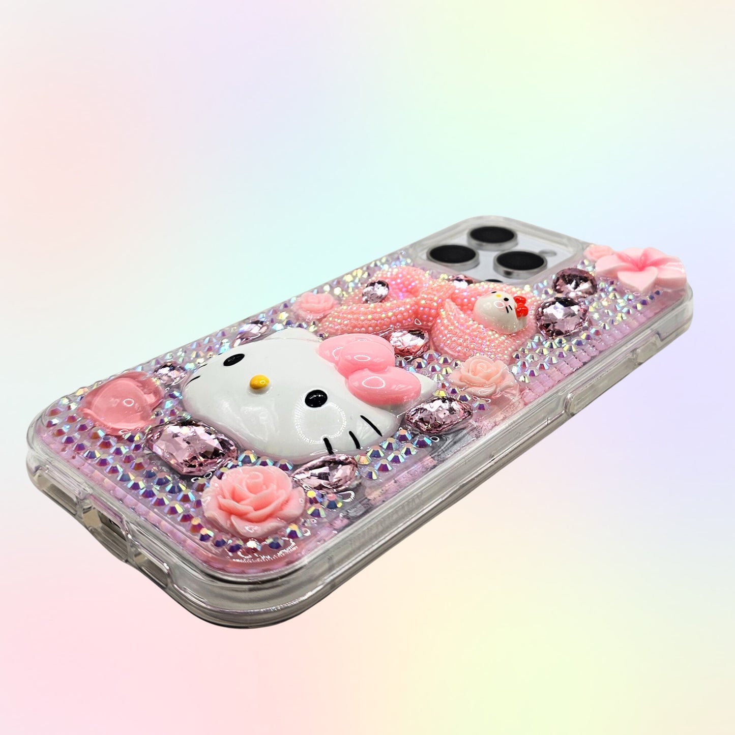 Kitty 3D Bling Rhinestone Handmade Phone Case