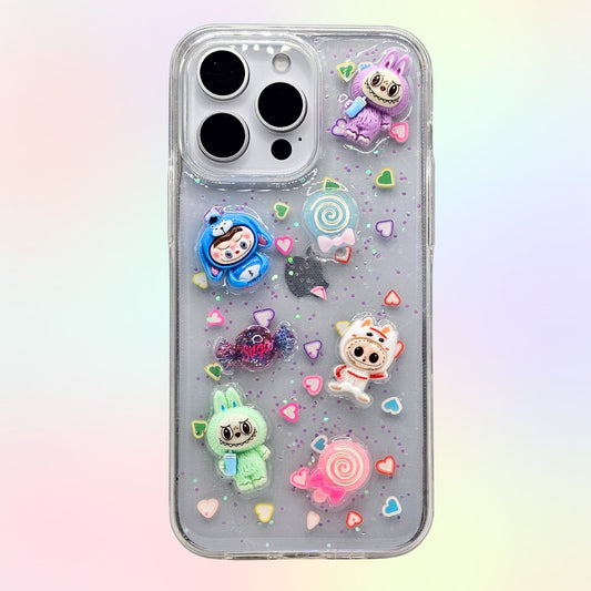 LaBuBu 3D Bling Rhinestone Handmade Phone Case