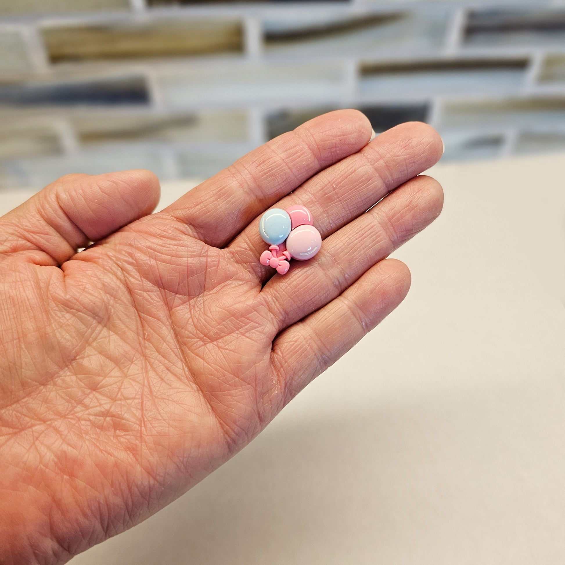 6/20 Pcs Pastel Balloon Cabochons Resin Flatback Cute Kawaii #CAB070