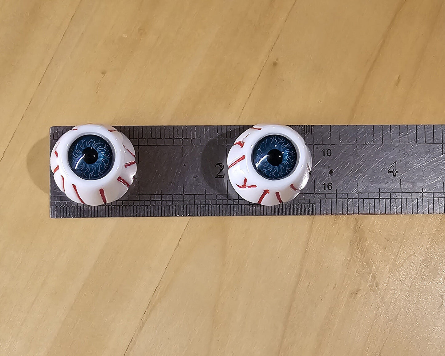 4/10 Pcs Bloodshot Eye Ball Cabochons, Halloween Cabochons Resin Flatback Deco #CAB036