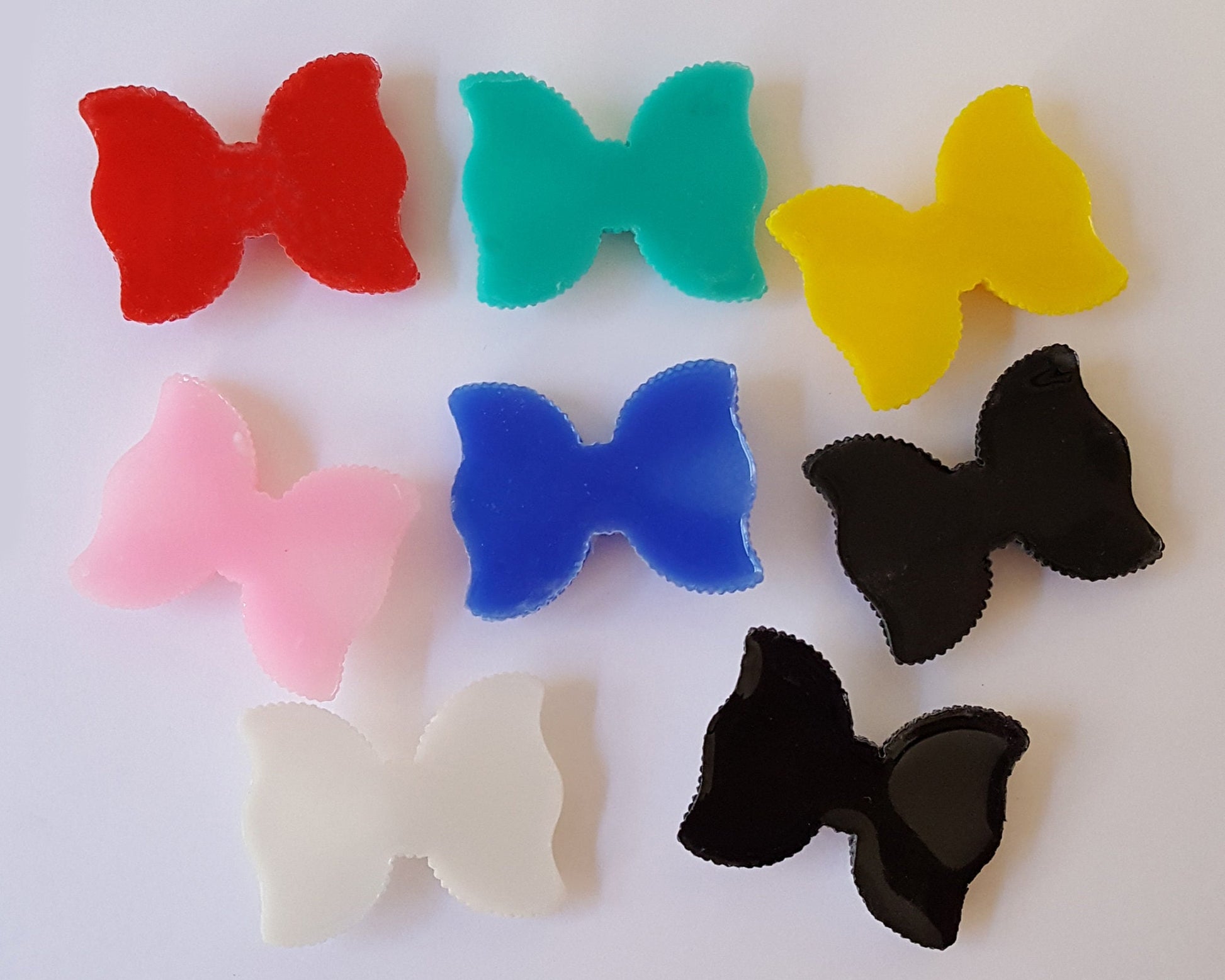 Large Rhinestone Bow Bead Kawaii Cabochon Resin Flatback Bow 54mm X 40mm 1/5/10 pcs