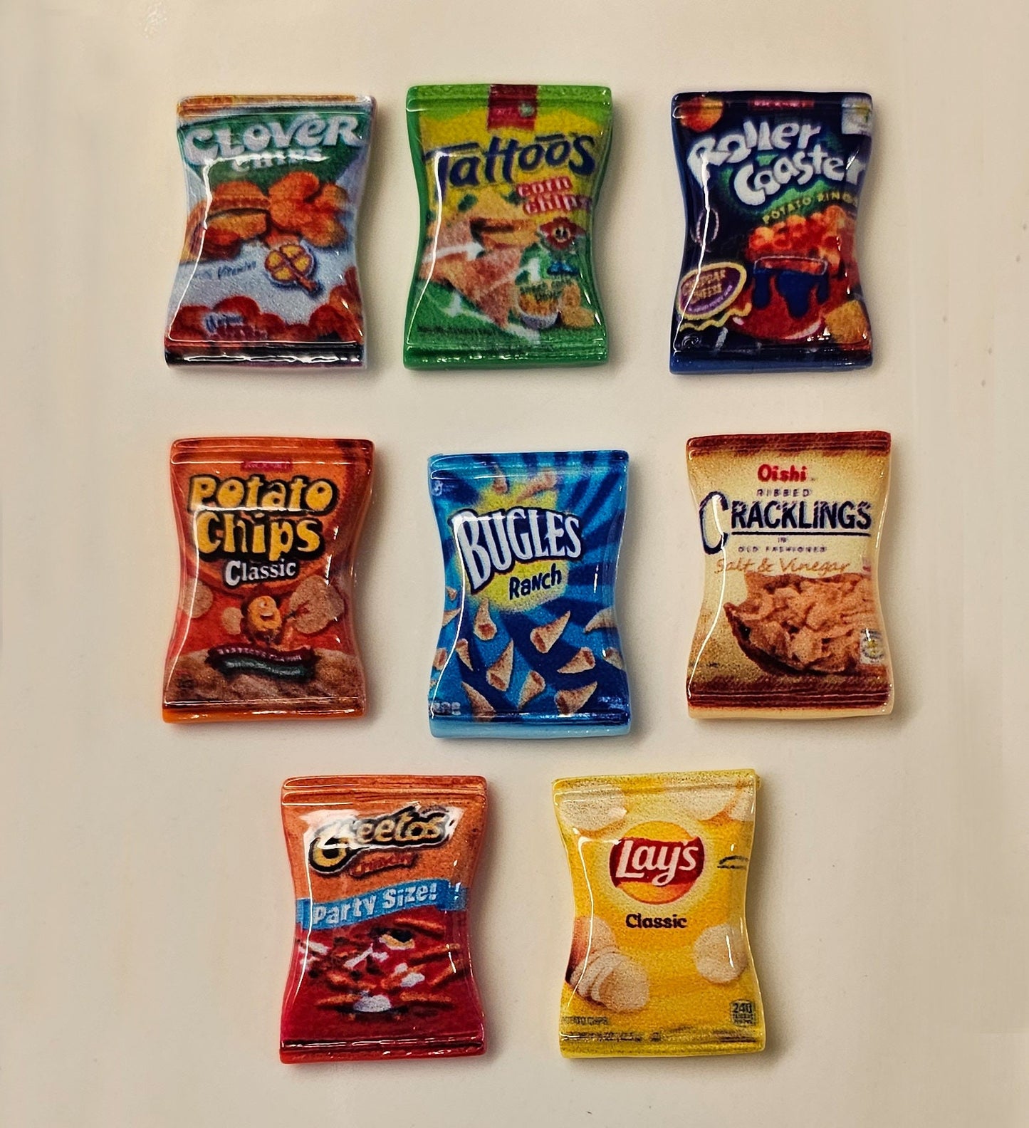 8/24/40 Pcs Snack Chips Resin Flatback Deco #CAB035