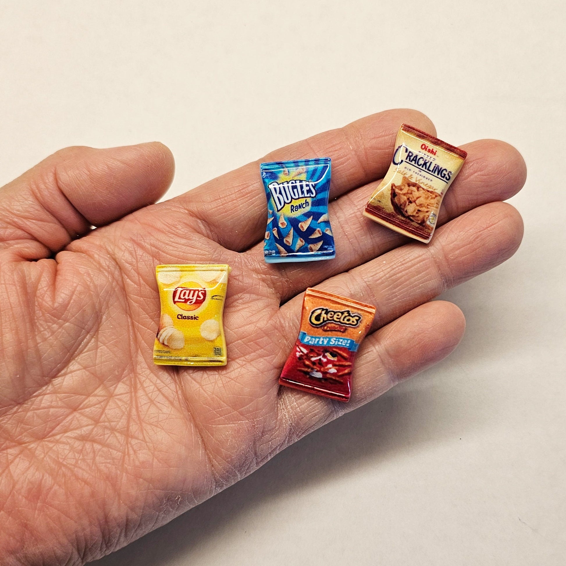 8/24/40 Pcs Snack Chips Resin Flatback Deco #CAB035