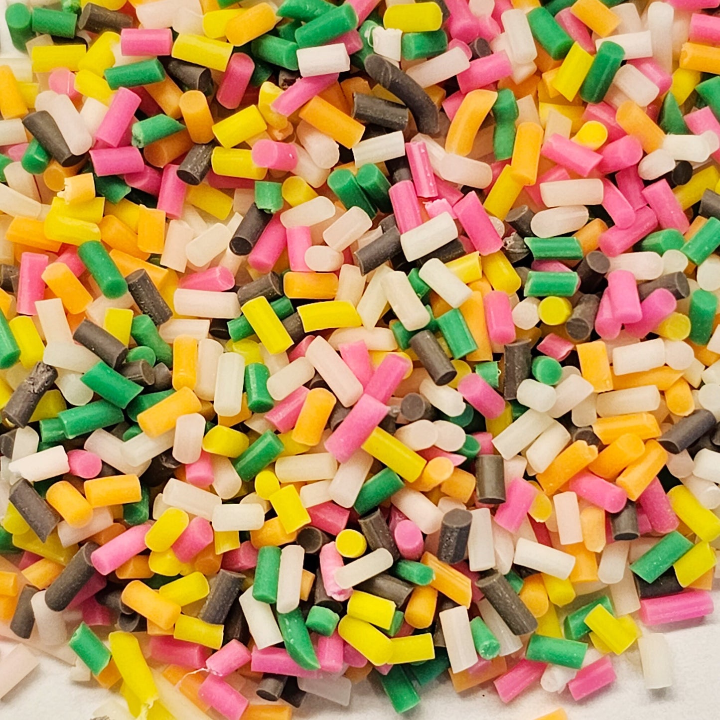 Colorful Polymer Clay Faux Fake sprinkles 20 gram container #SK001