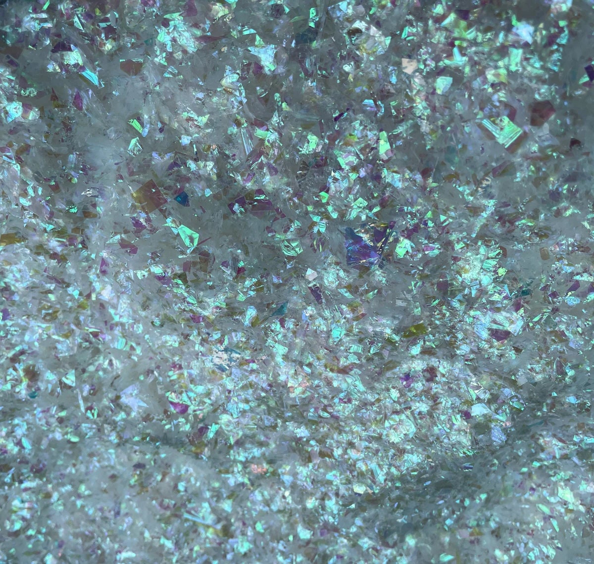 Iridescent Mylar Flakes Holographic Sparkle Confetti Holographic 20g