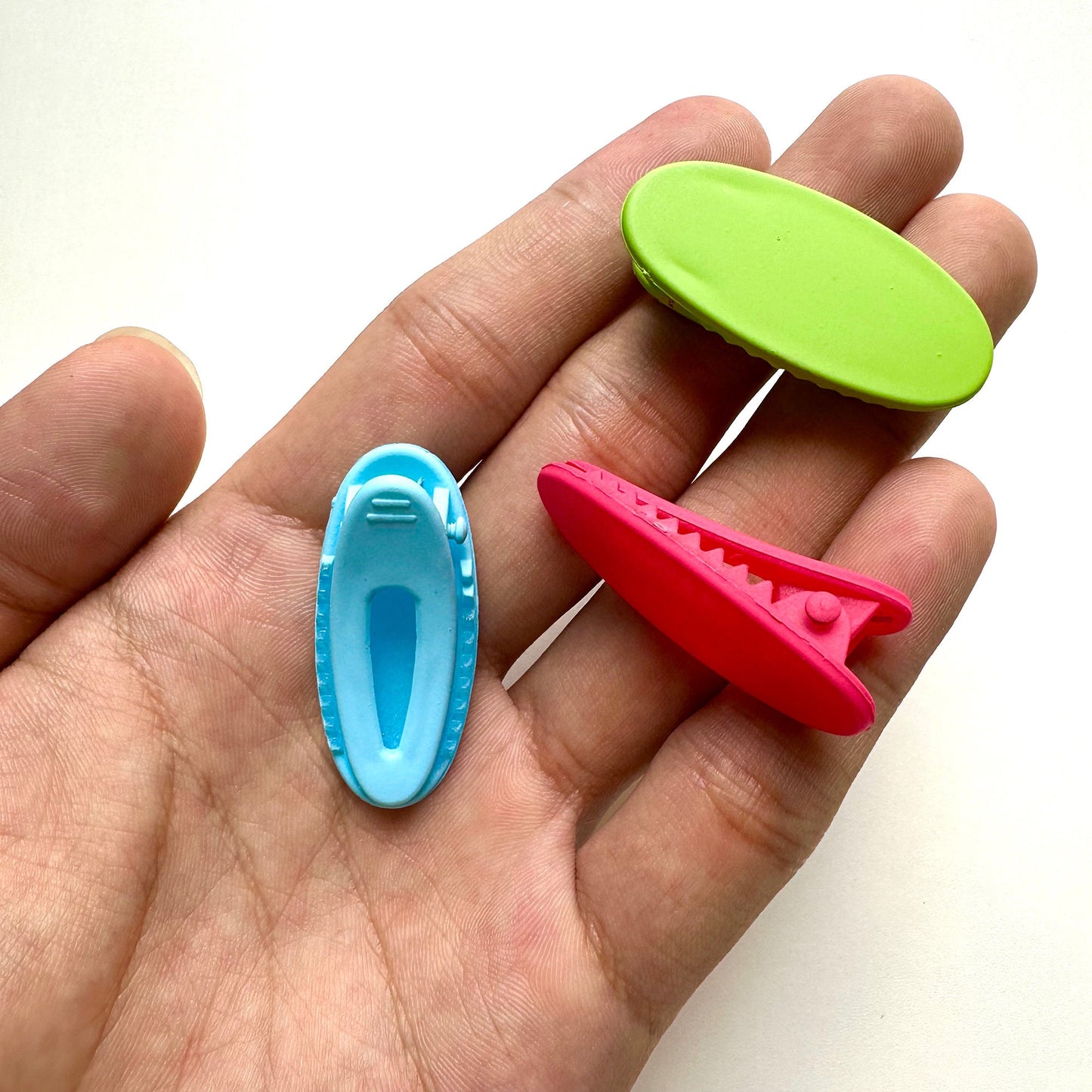 6 Pcs Multicolor Candy Color Alligator Clips, Hair Clips, Barrettes #CM003