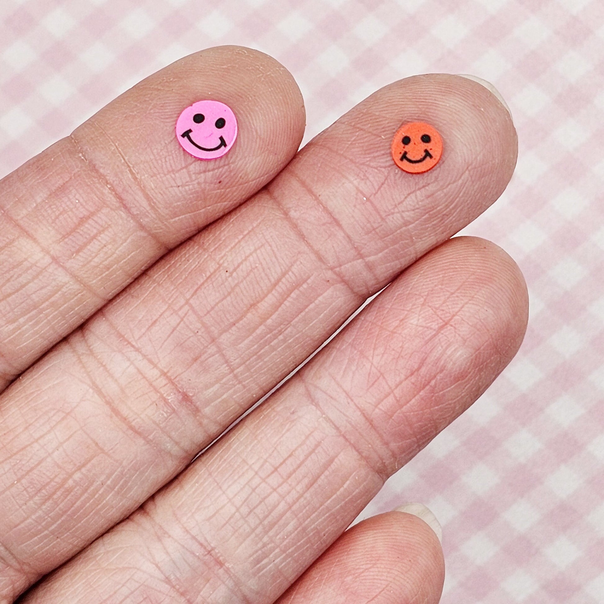 10/30 grams Multicolor Happy Smiley Face Polymer Clay Faux Fake Confetti Sprinkles Clay Slices Emoji Sprinkles #SK006