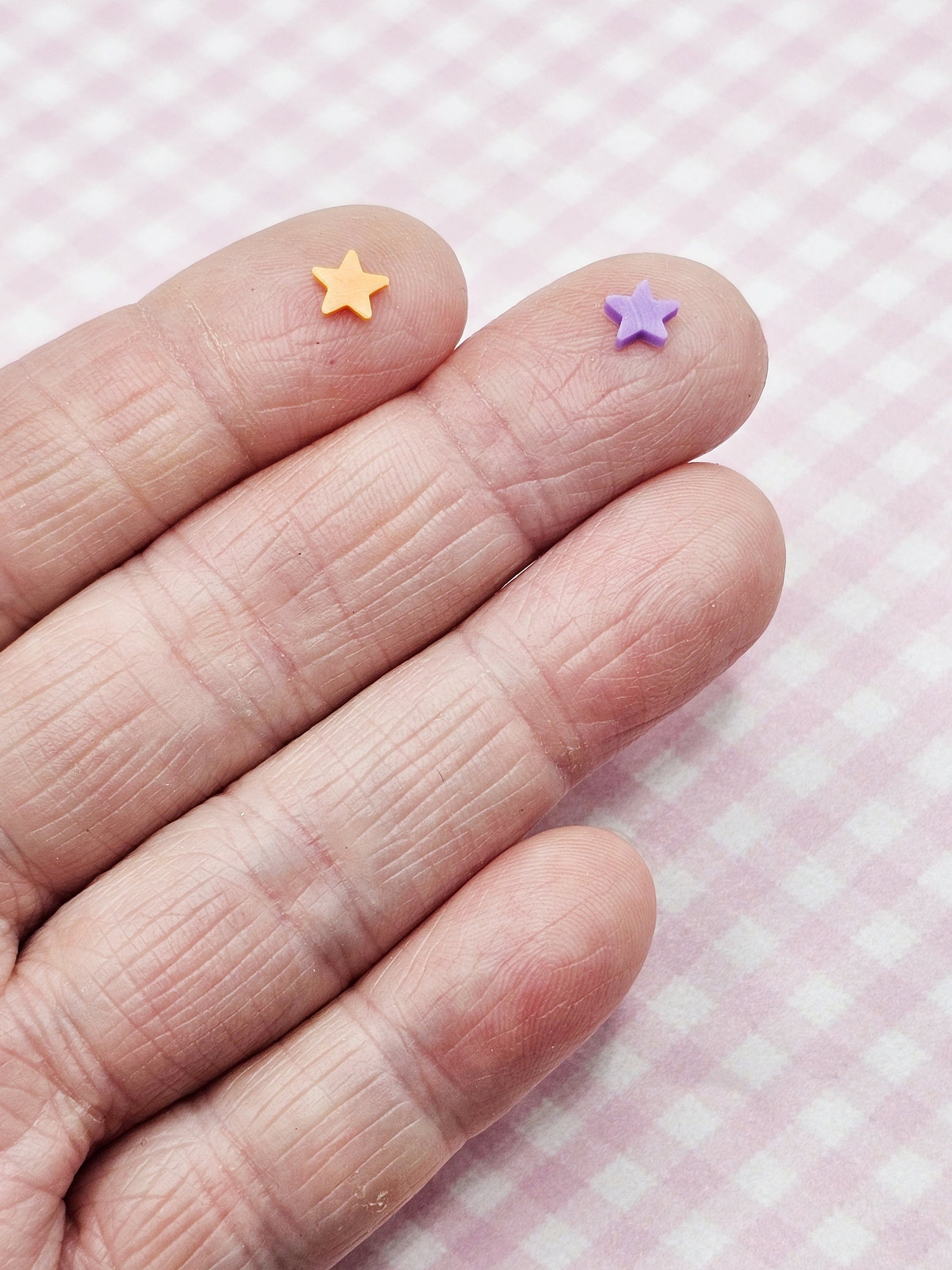 10/30/50 gram Multicolor Star Polymer Clay Faux Fake Confetti Sprinkles Clay Slices #SK011