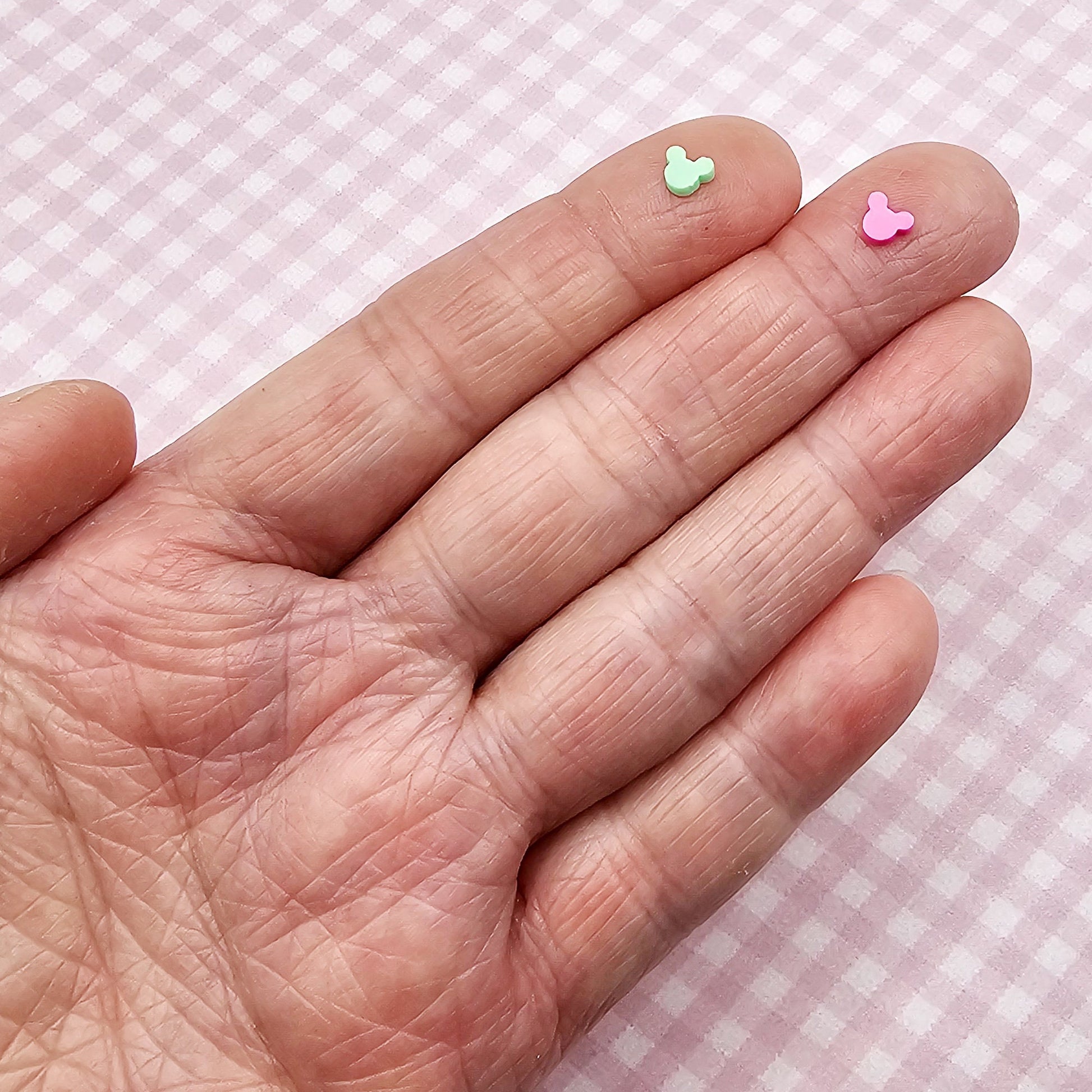 10/30/50 gram Mouse Ear Multicolor Sprinkles Polymer Clay Confetti Sprinkles Fake Sprinkles Slices #SK007