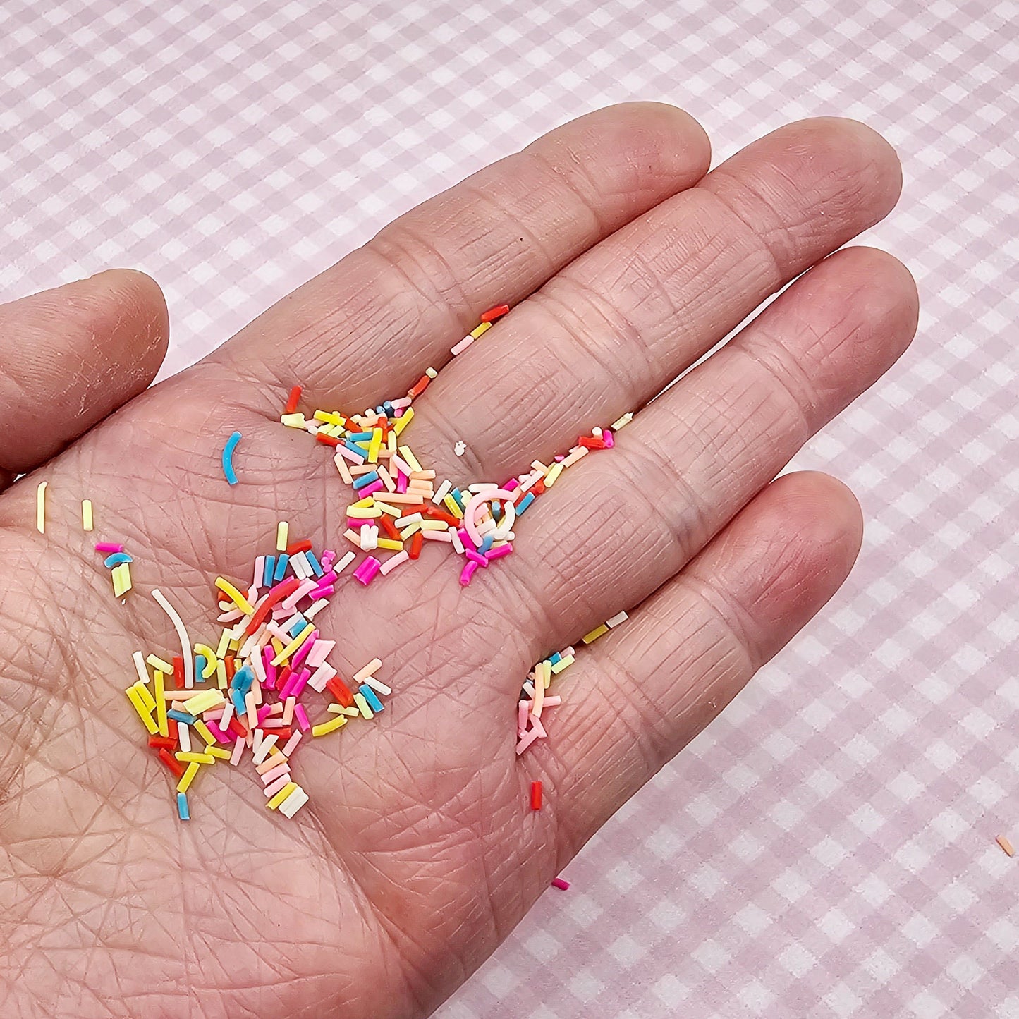 10/30/50 gram Multicolor Polymer Clay Faux Fake Confetti Sprinkles Clay Slices Non Edible Fake Sprinkles #SK012