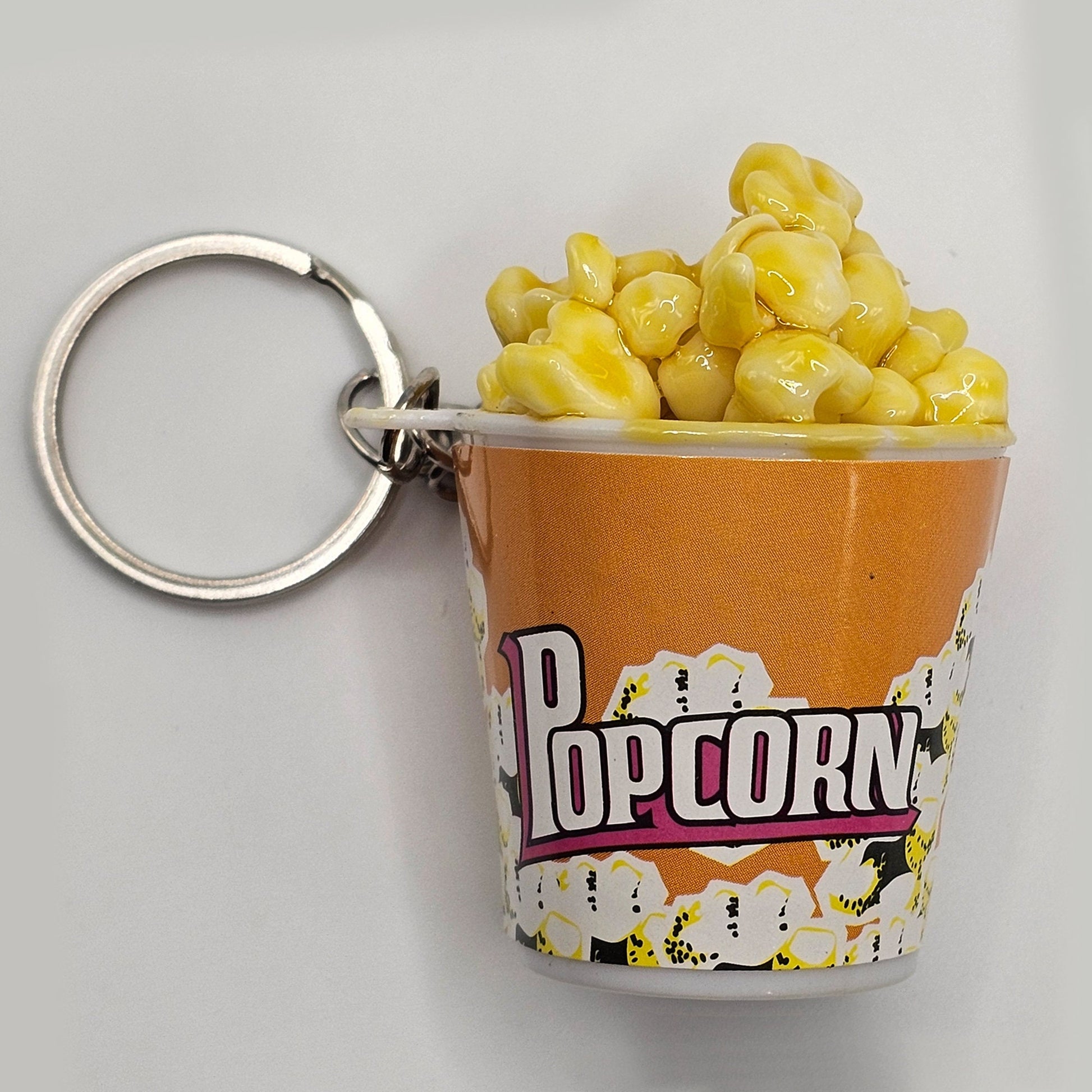 1 Pc Butter Popcorn Charms Key Chain #KR013