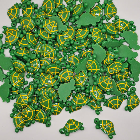 4/10/20 pcs Turtle Tortoise, Kawaii Cute Cabochon, Cabochons Resin Flatback #CAB088