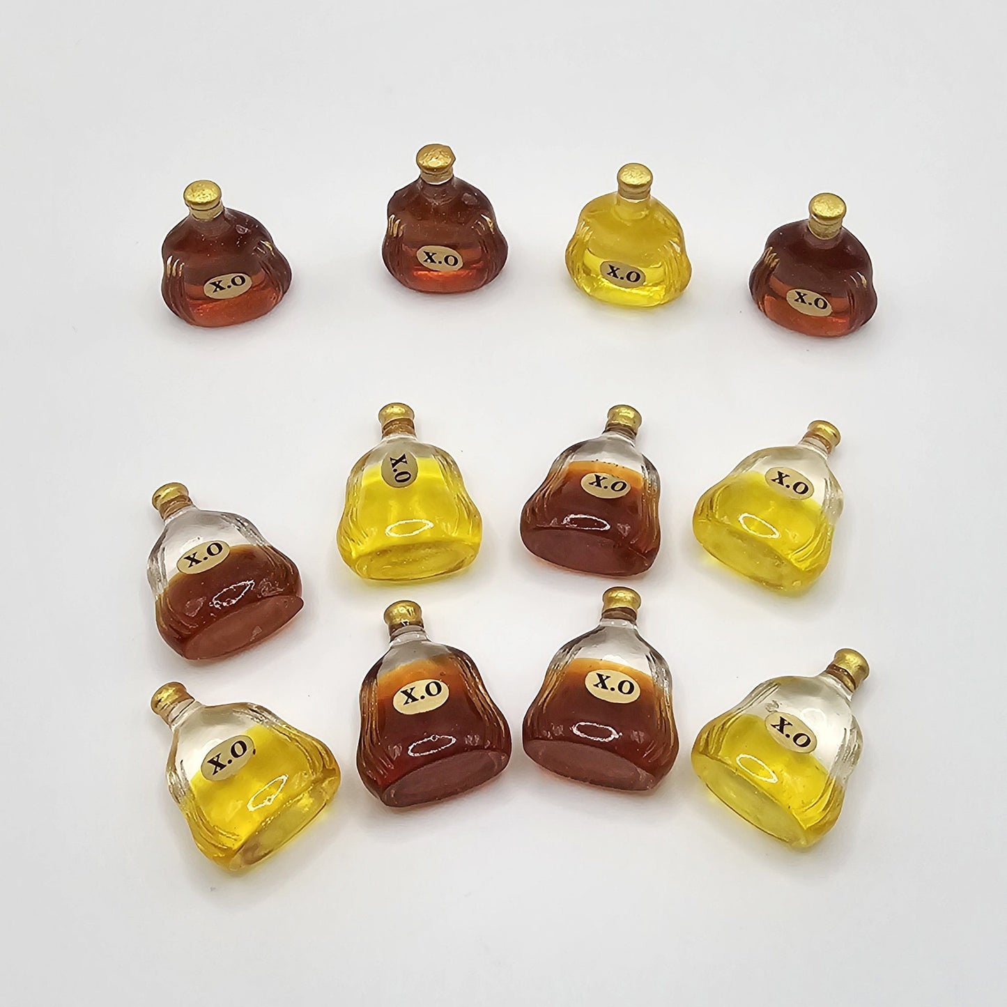 5/20 Pcs Miniature XO Cognac Liquor Bottle Whiskey Scotch Resin Drink Bottles Cabochon, Cabochons #CAB099