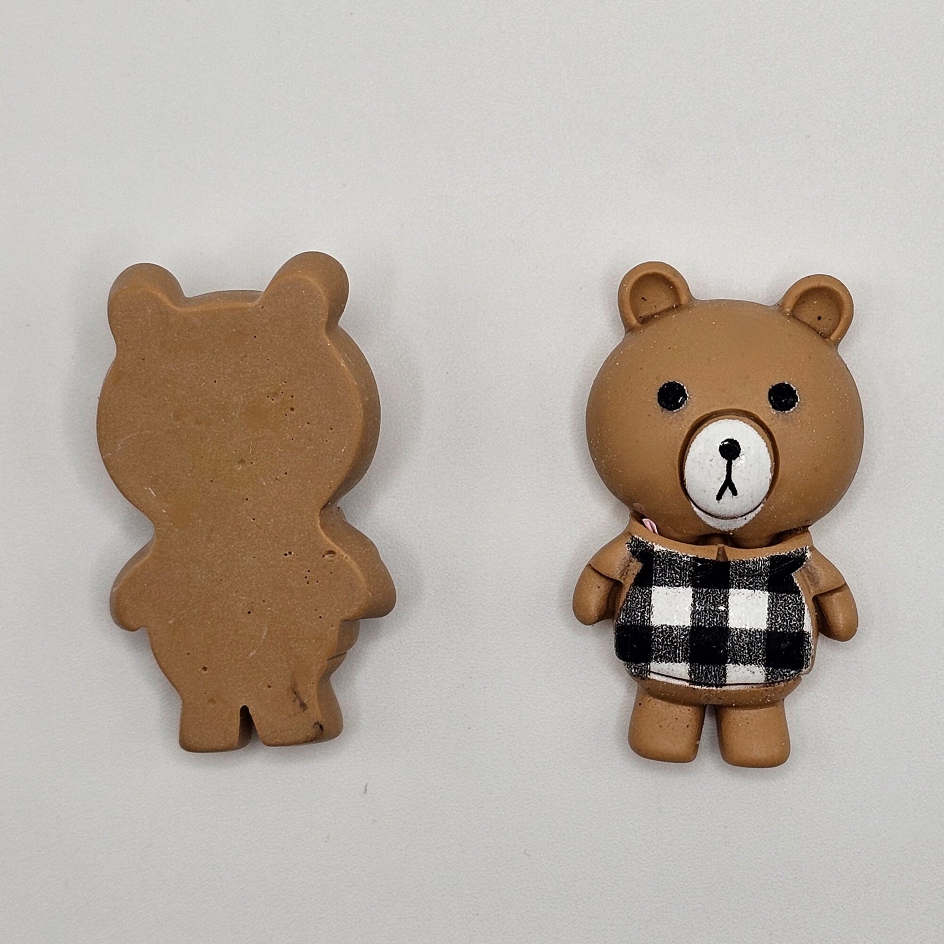5/15 Pcs Teddy Bear Flat Back Resin Cabochons, Kawaii Cartoon Bear Cabochon #CAB112
