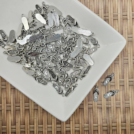 10/25/50 Pcs Flip Flop, Sandals Charm, Slippers Charms #CM036