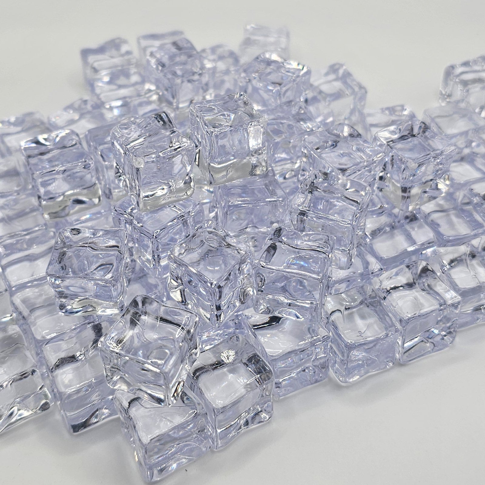 6/15 Pcs Acrylic Ice Cube Chunks, Acrylic Blocks, Faux Ice Cubes, Cabochons #CAB121