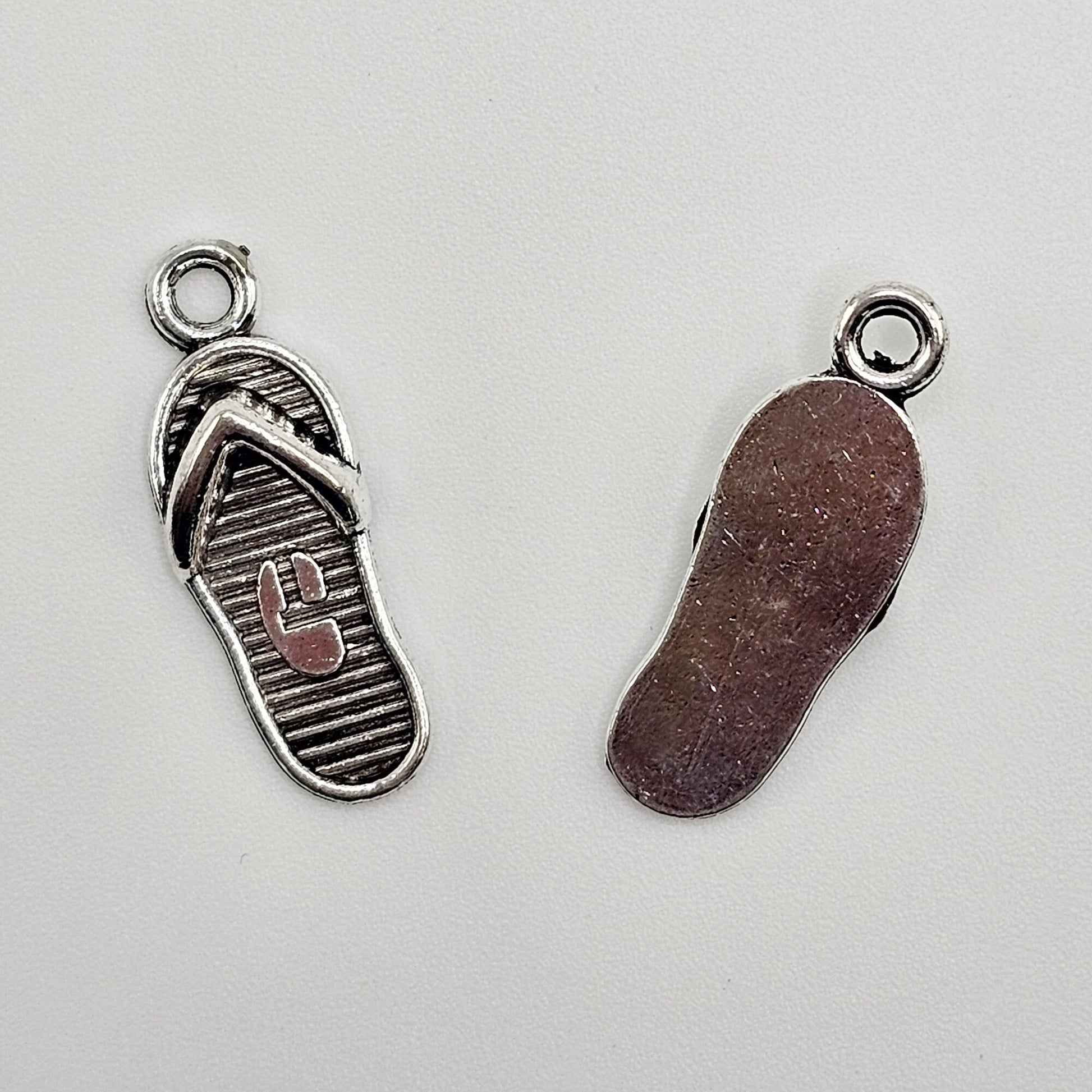 10/25/50 Pcs Flip Flop, Sandals Charm, Slippers Charms #CM036