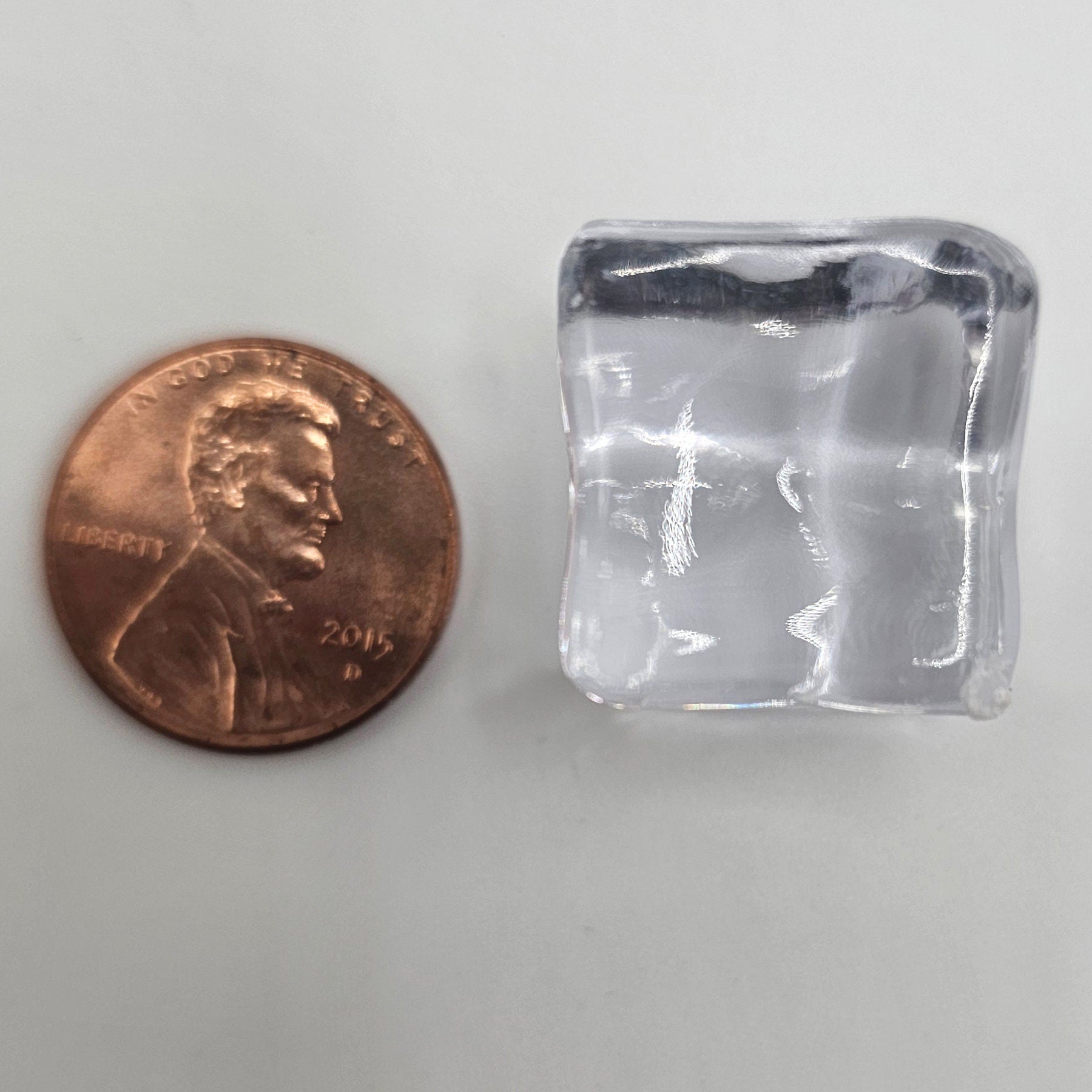 6/15 Pcs Acrylic Ice Cube Chunks, Acrylic Blocks, Faux Ice Cubes, Cabochons #CAB121