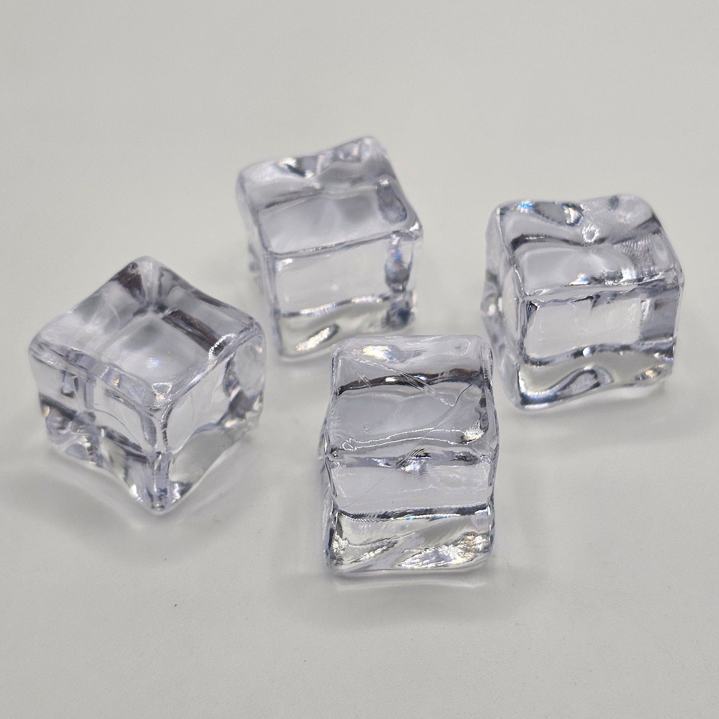 6/15 Pcs Acrylic Ice Cube Chunks, Acrylic Blocks, Faux Ice Cubes, Cabochons #CAB121