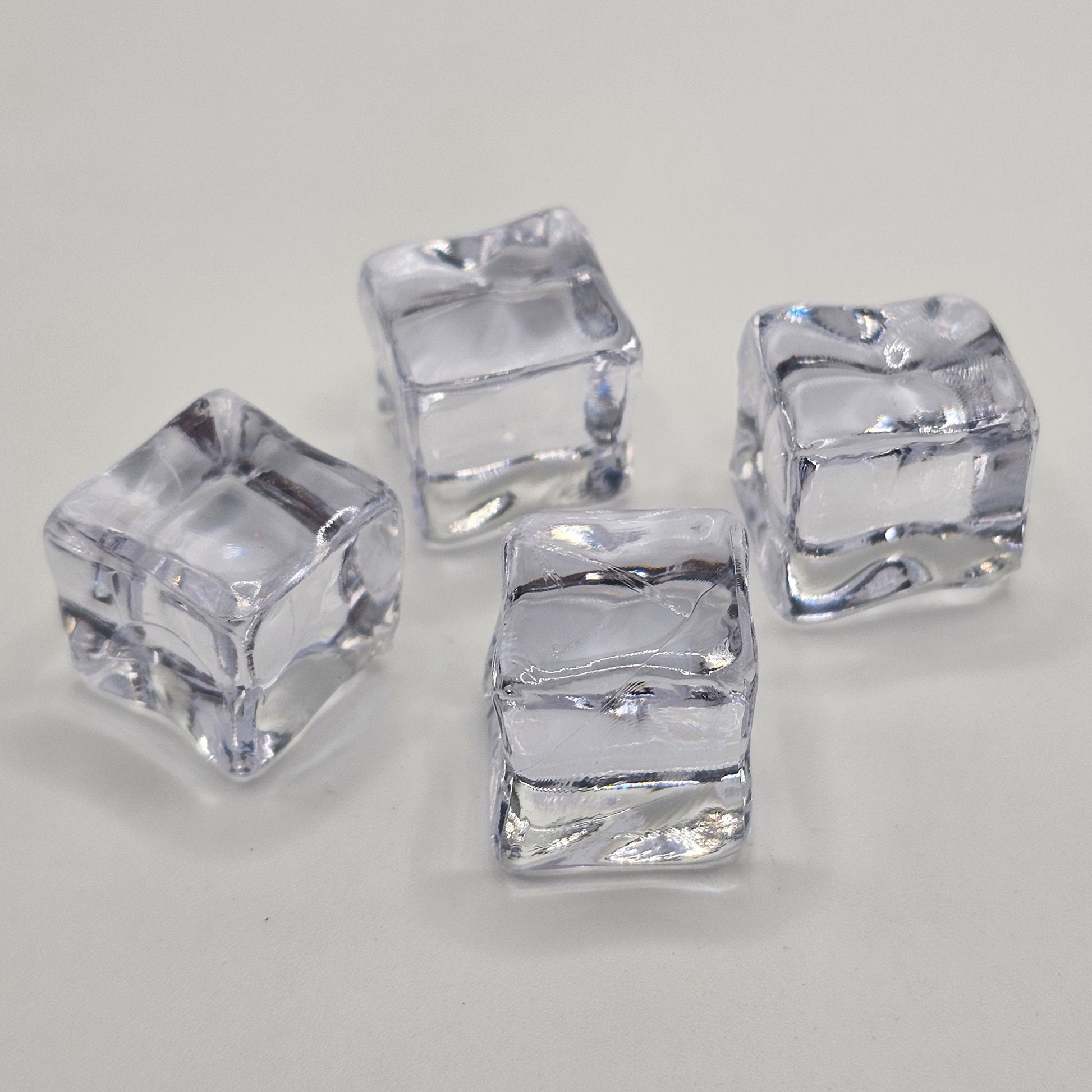 6/15 Pcs Acrylic Ice Cube Chunks, Acrylic Blocks, Faux Ice Cubes, Cabochons #CAB121