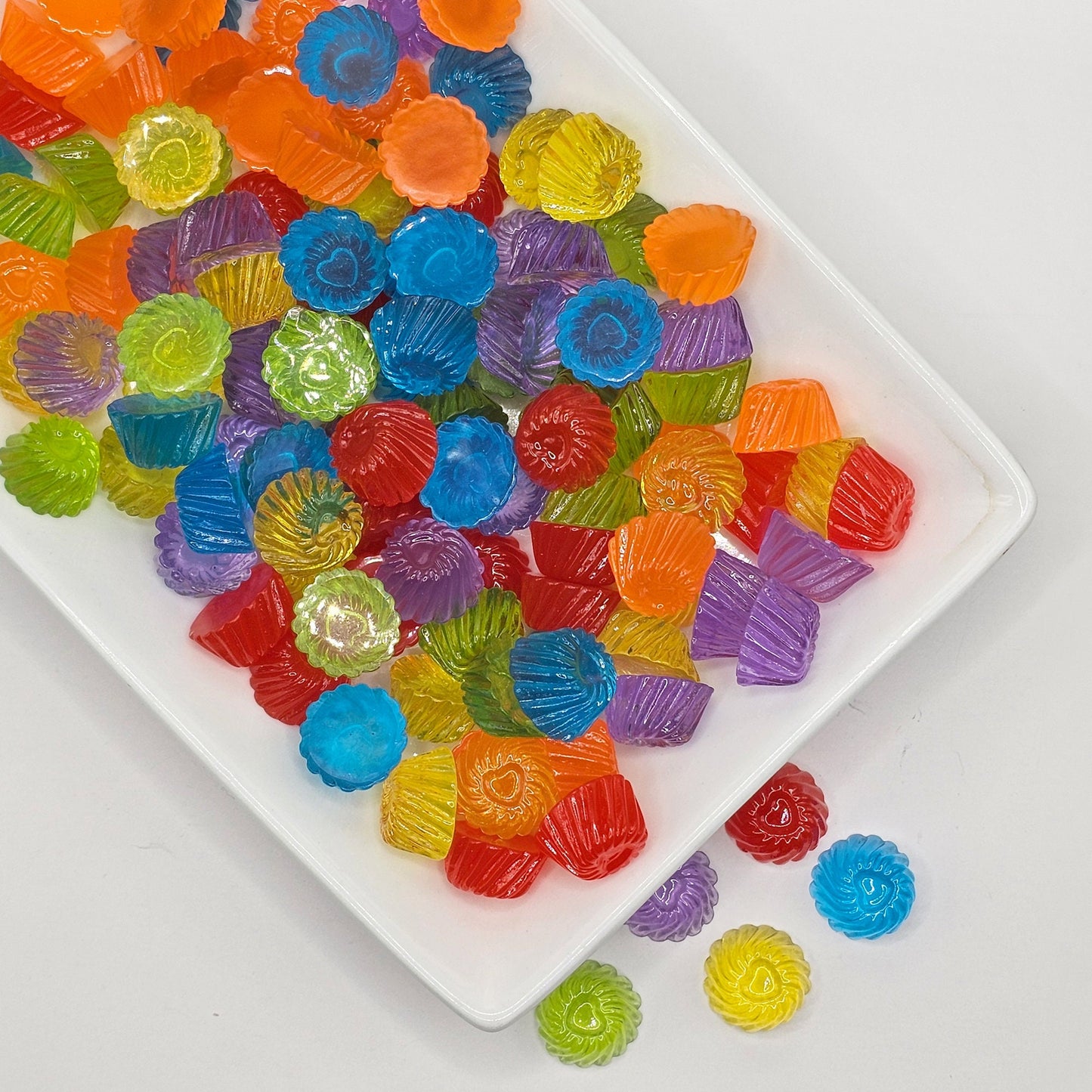 10/30 Pcs Assorted Glossy Resin Gum Drop Candy Cute Jelly Kawaii Cabochons, #CAB139