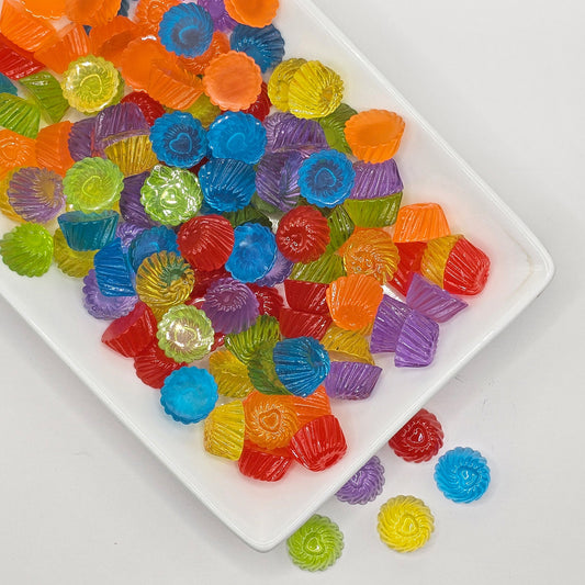 10/30 Pcs Assorted Glossy Resin Gum Drop Candy Cute Jelly Kawaii Cabochons, #CAB139