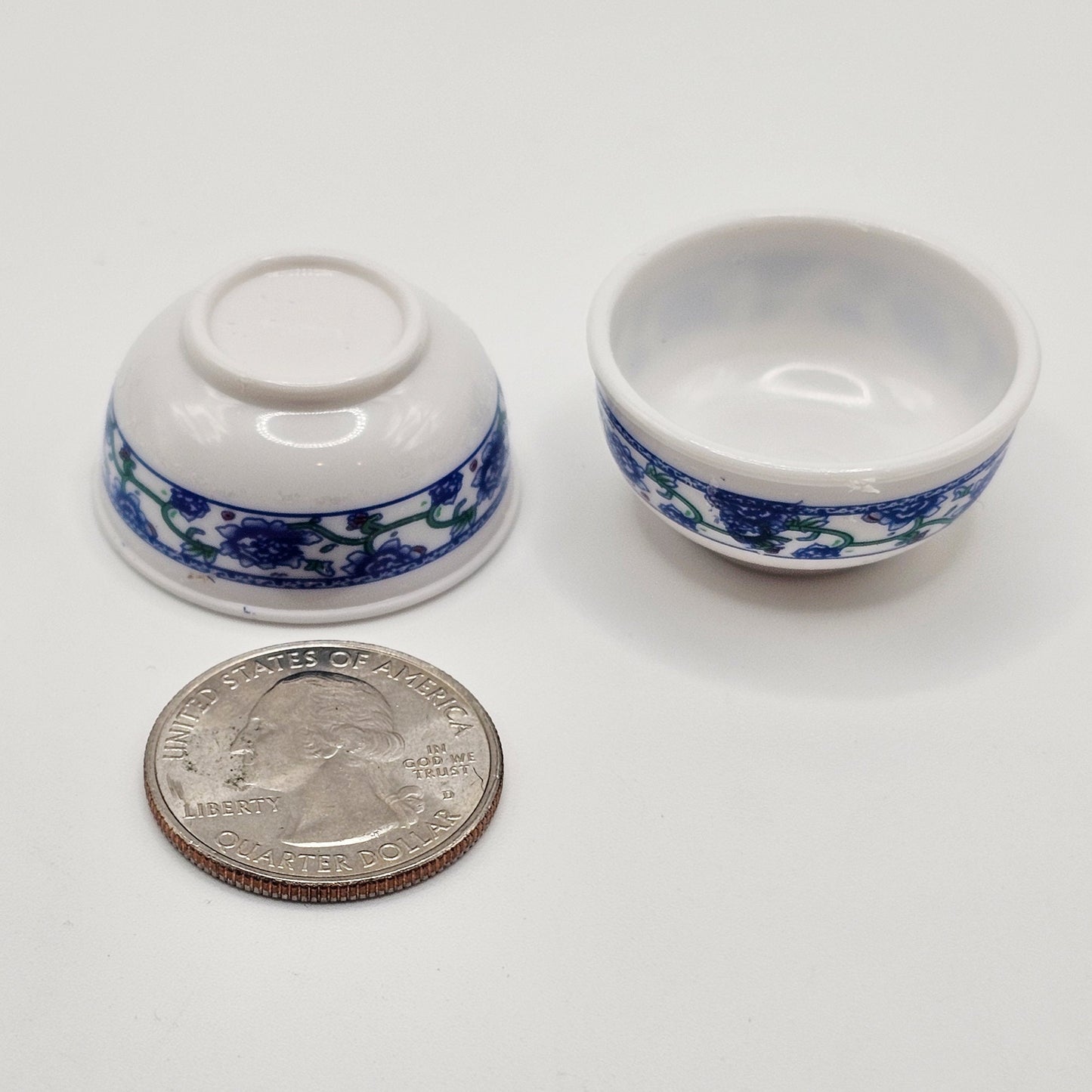 5/10/25 Pcs Miniature Plastic Soup Bowl Fake Food Dollhouse Bowl #CAB145-B