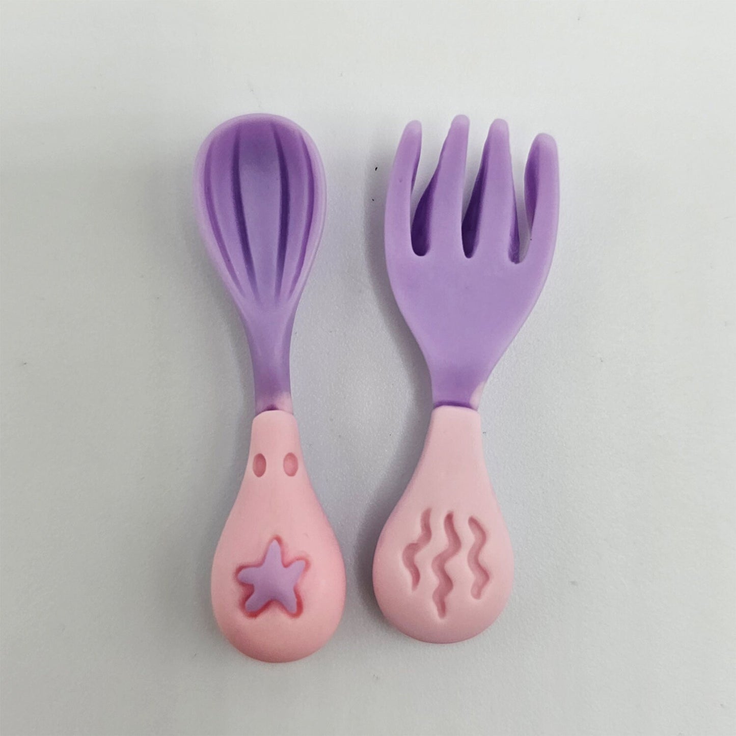 2/5/10 Sets Cutlery Cabochon Resin Flat Back Miniature Kawaii Knife Spoon Cabochons #CAB145