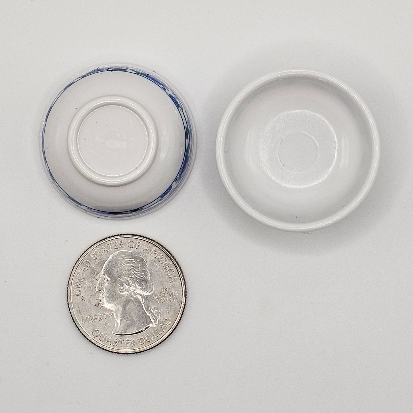 5/10/25 Pcs Miniature Plastic Soup Bowl Fake Food Dollhouse Bowl #CAB145-B