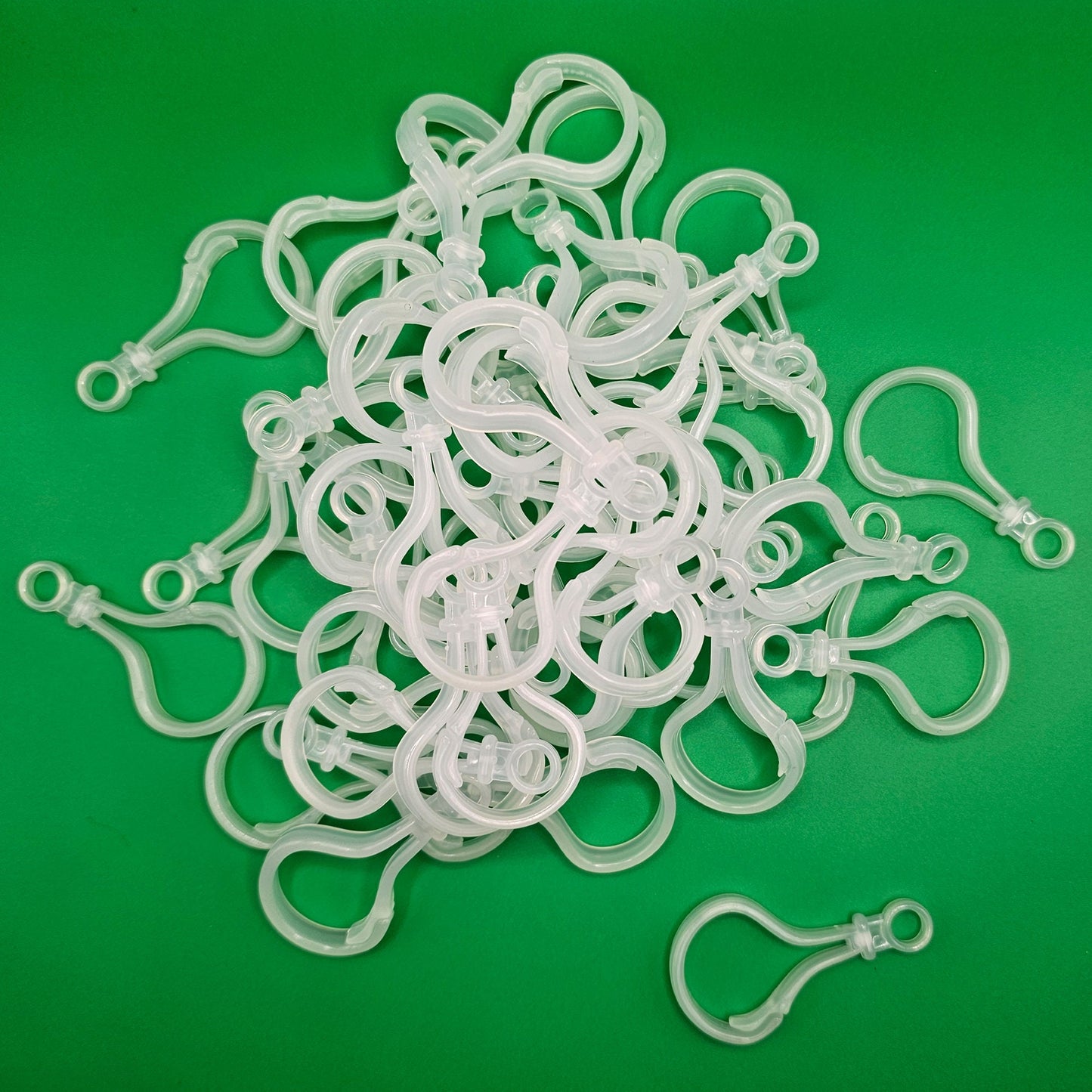 10/25/100 Pcs Plastic Hook Lobster Clasp Buckle Snap