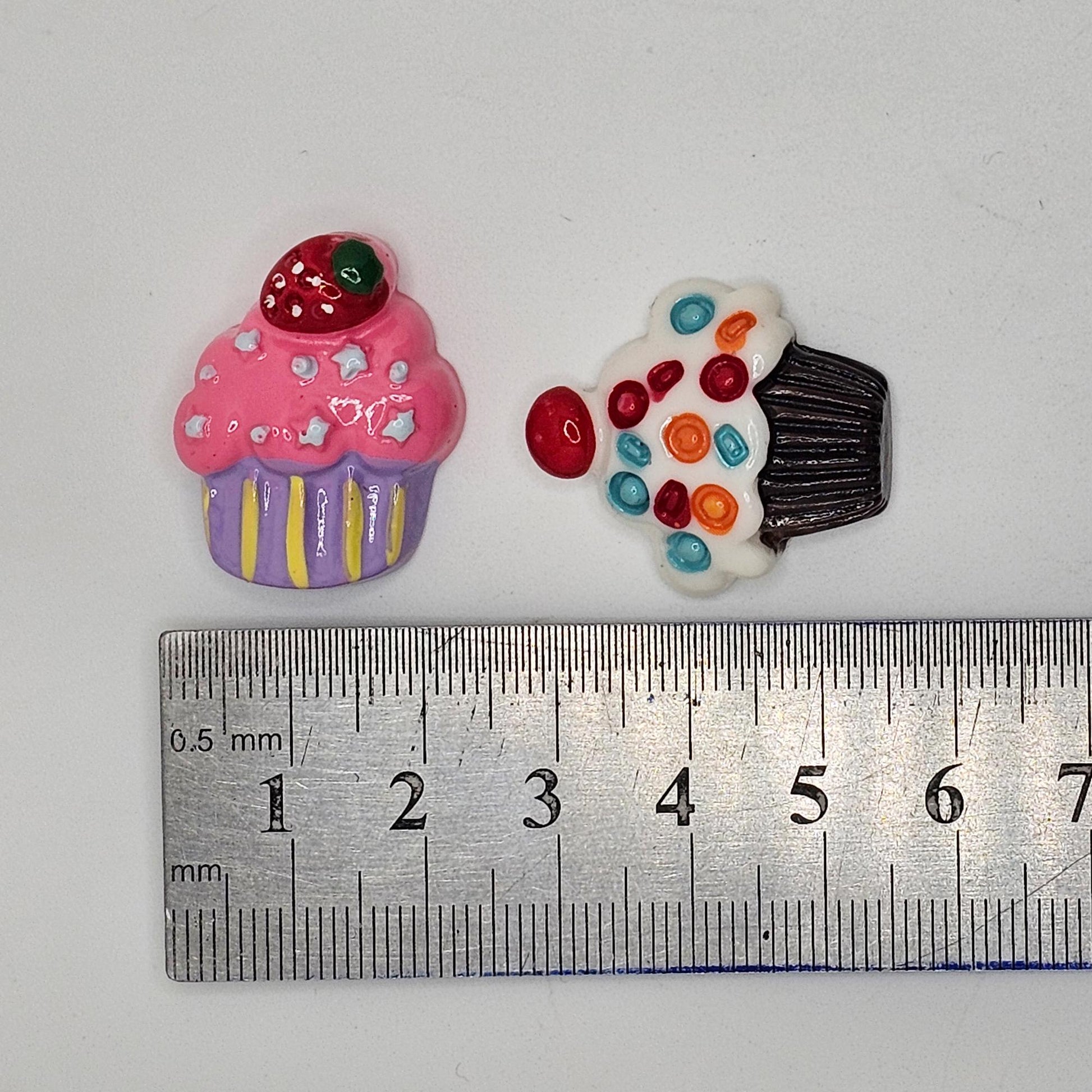5/15/30 Pcs Cupcake Resin Flat Back Cabochons Cup Cake Cabochon #CAB167