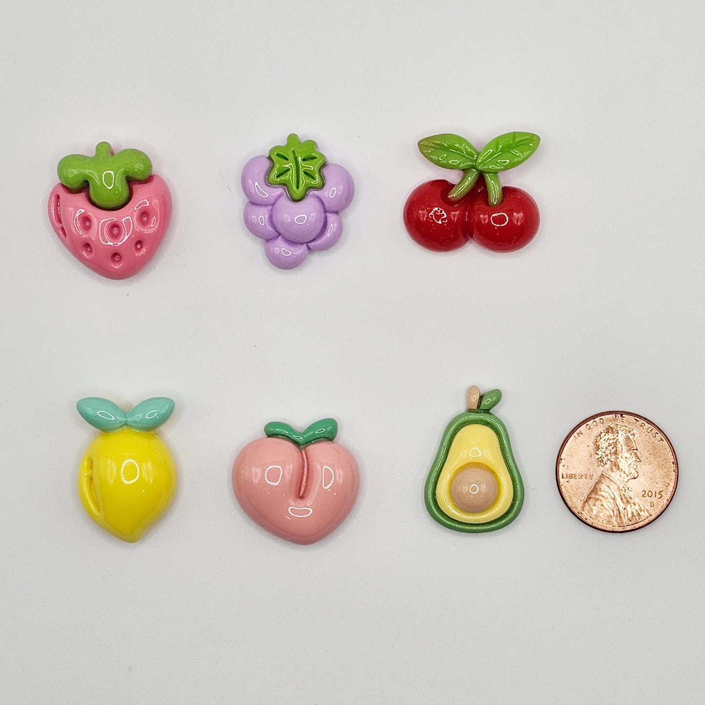 6/15/30 Pcs Fruits Flatback Cabochons, Cabochon #CAB172