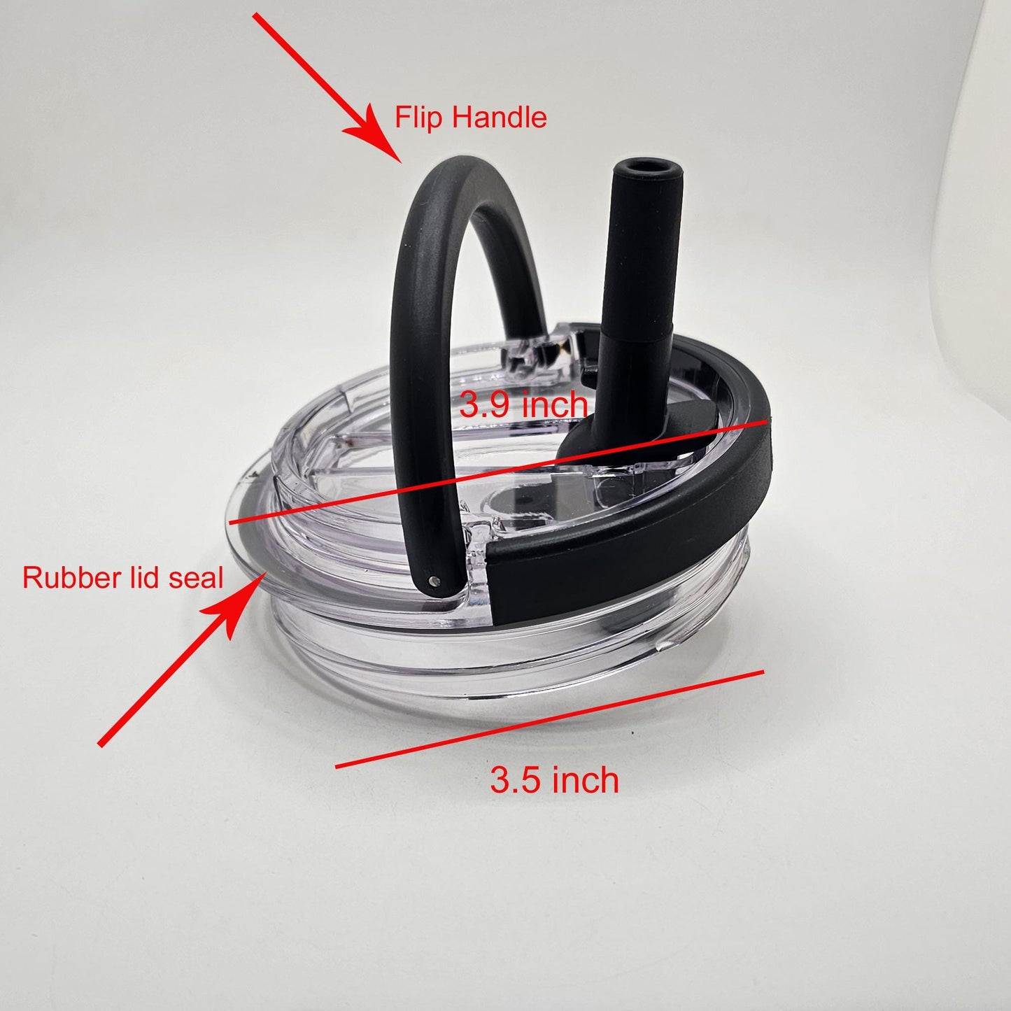 Lid Replacement Leak Proof Spill Proof 40 OZ Tumbler Flip Straw/Handle Compatible Stanley Cup Accessories