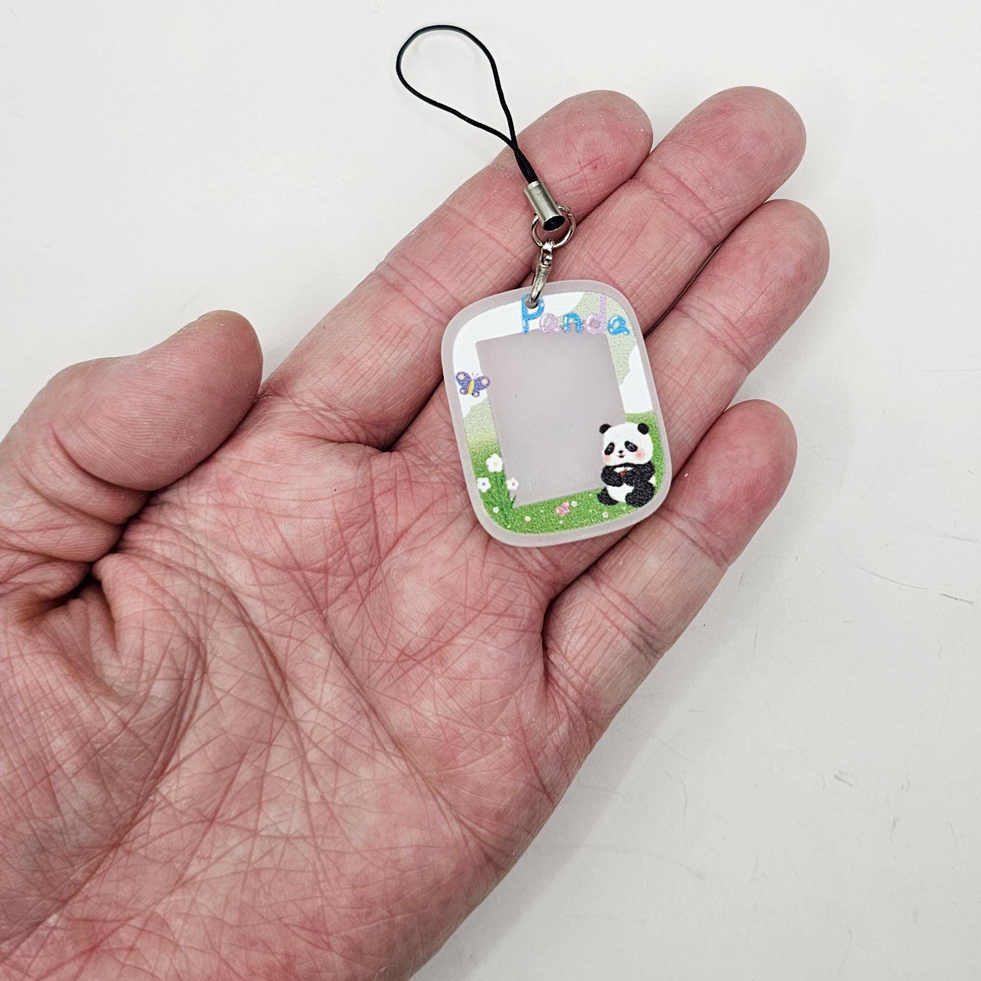 6/20 Pcs Mini Frame Pendant Charm Acrylic Frame Tag #CAB166