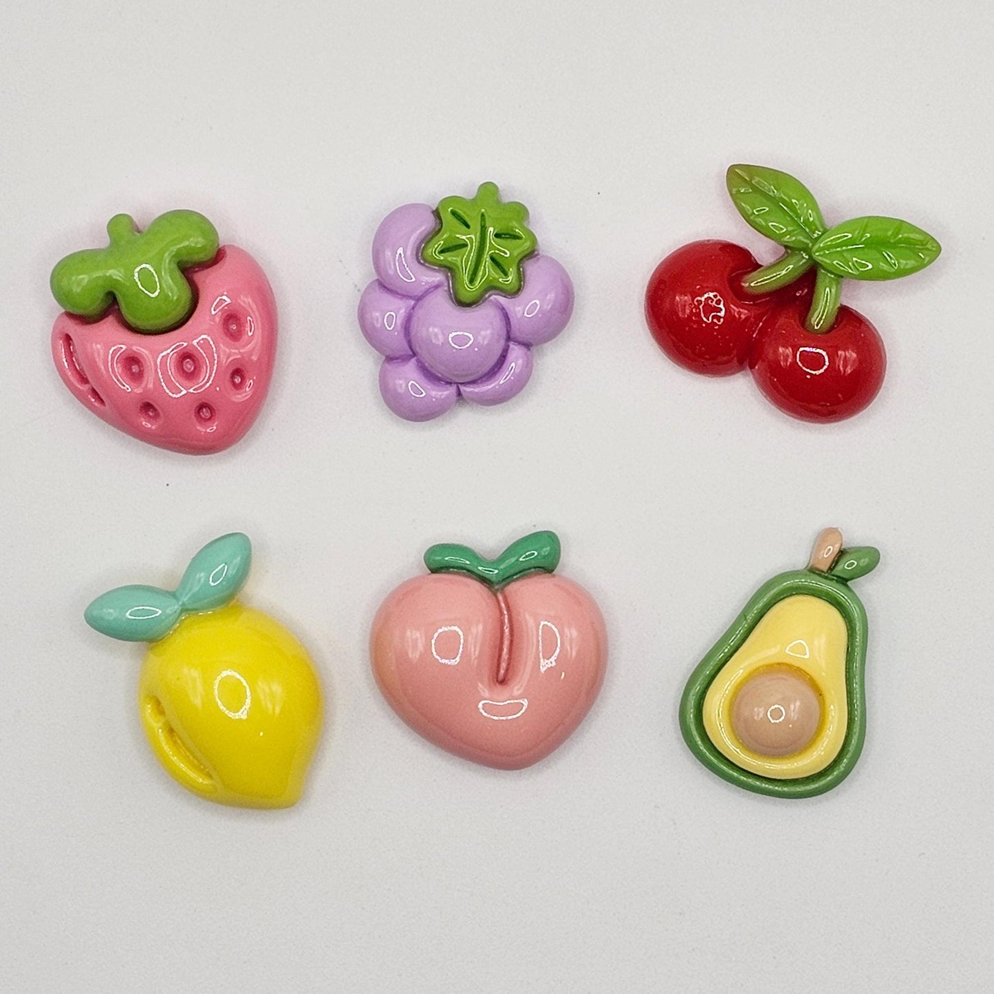 6/15/30 Pcs Fruits Flatback Cabochons, Cabochon #CAB172