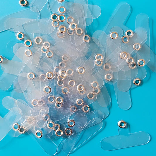 10/25/100 Phone Tether Tab, Universal Phone Lanyard Patch Without Adhesive, Phone Lanyard Strap Wristlet Connector