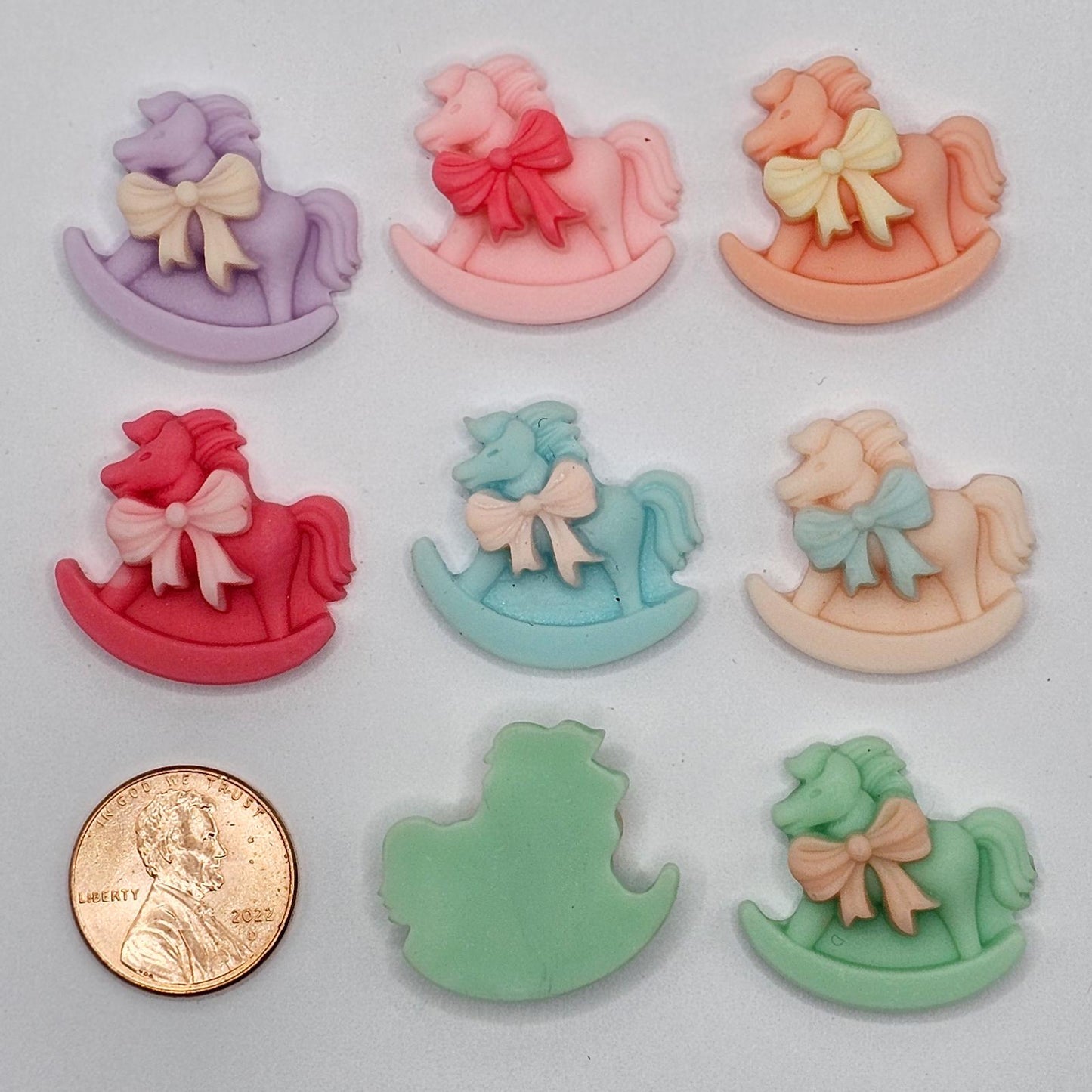 6/15 Pcs Trojan Horse Flat Back Resin Cabochons, Kawaii Flatback Cabochon #CAB194