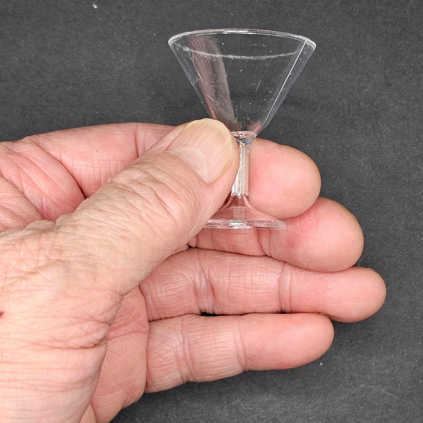 5/10/25 Pcs Miniature Plastic Cocktail Glass Fake Dollhouse Glass DIY Projects #CAB208