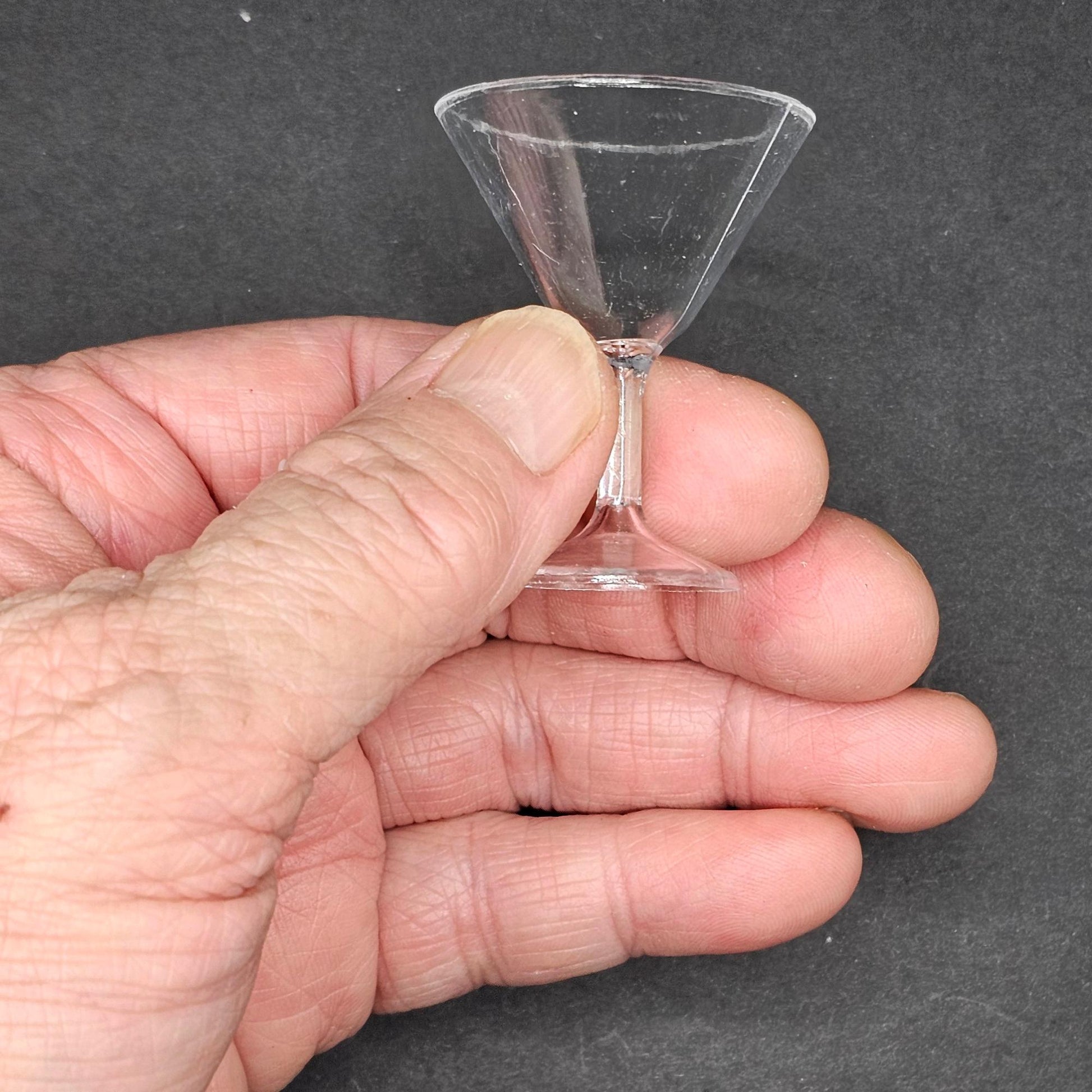 5/10/25 Pcs Miniature Plastic Cocktail Glass Fake Dollhouse Glass DIY Projects #CAB208