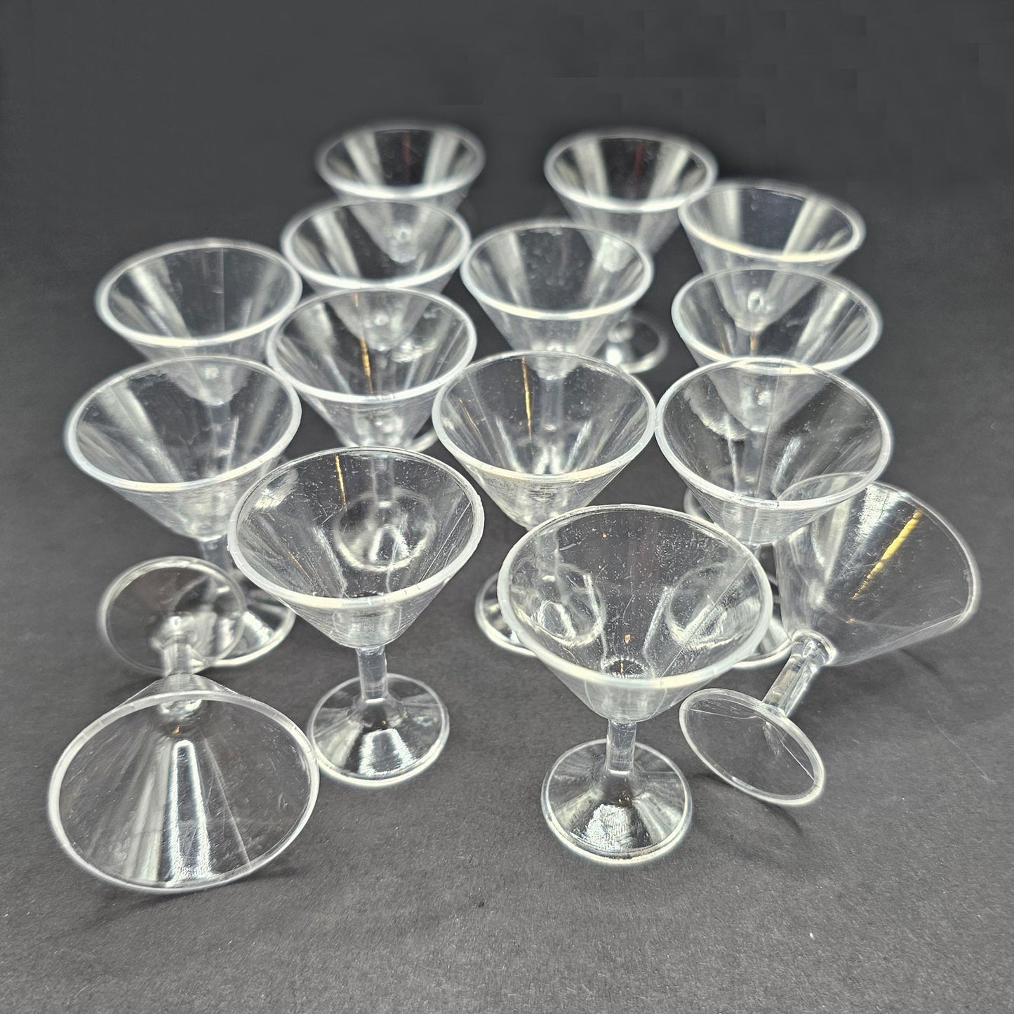 5/10/25 Pcs Miniature Plastic Cocktail Glass Fake Dollhouse Glass DIY Projects #CAB208